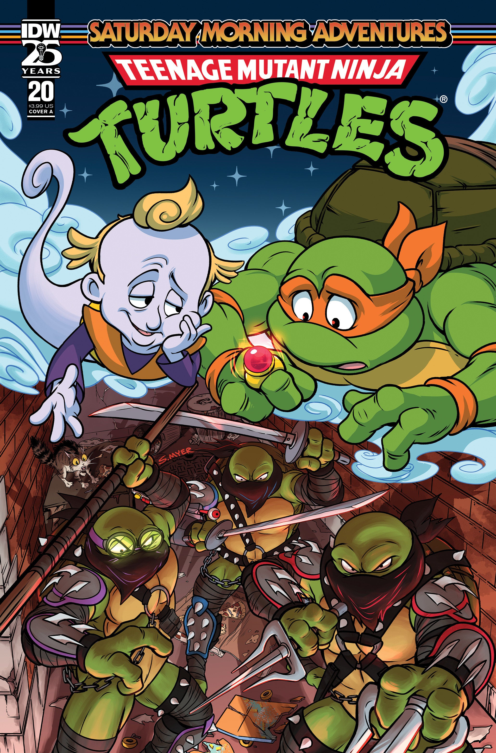 Teenage Mutant Ninja Turtles: Saturday Morning Adventures #20 Cover A (Myer) | BD Cosmos