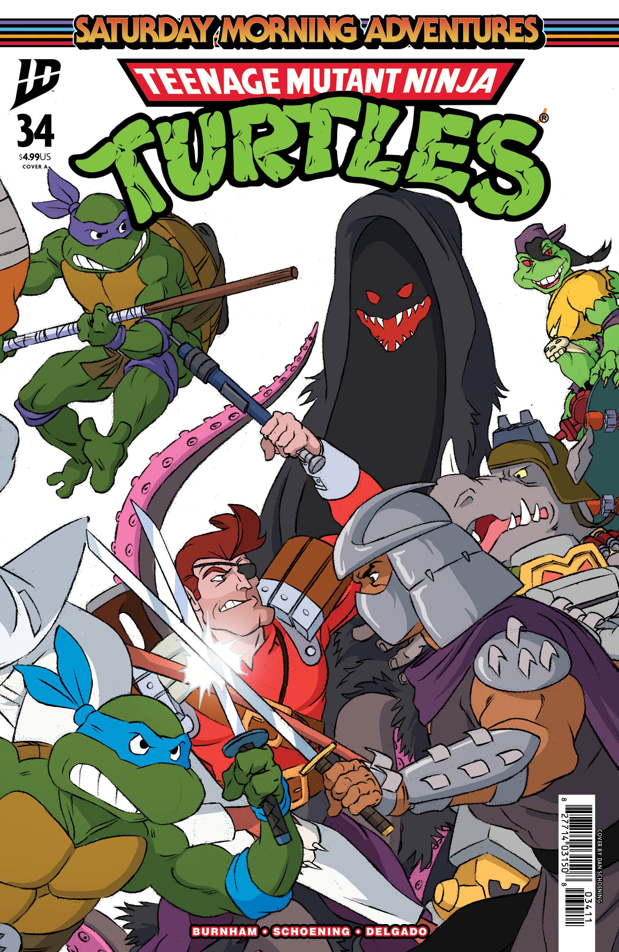 TMNT Saturday Morning Adventures #34 IDW A Schoening Connecting 02/25/2026 | BD Cosmos