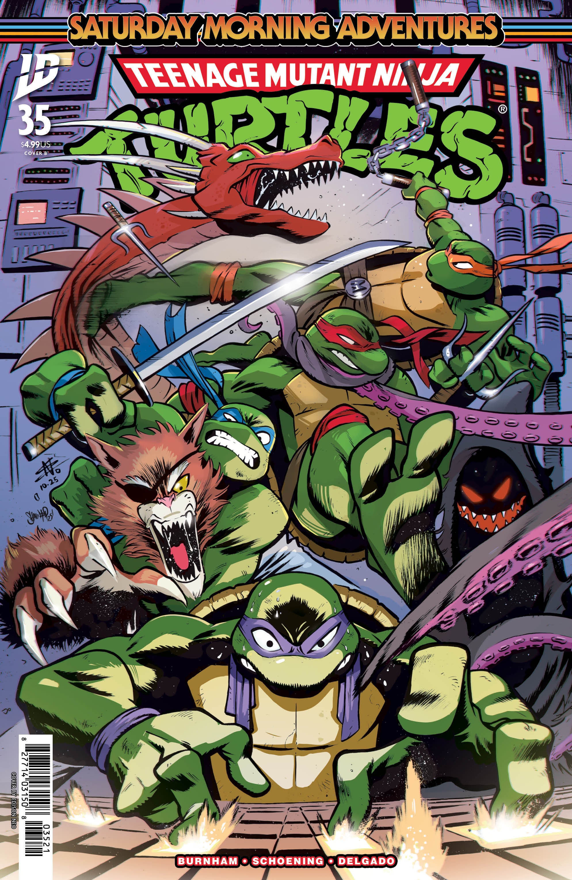 Teenage Mutant Ninja Turtles Saturday Morning Adventures #35 IDW B Neo 03/25/2026 | BD Cosmos