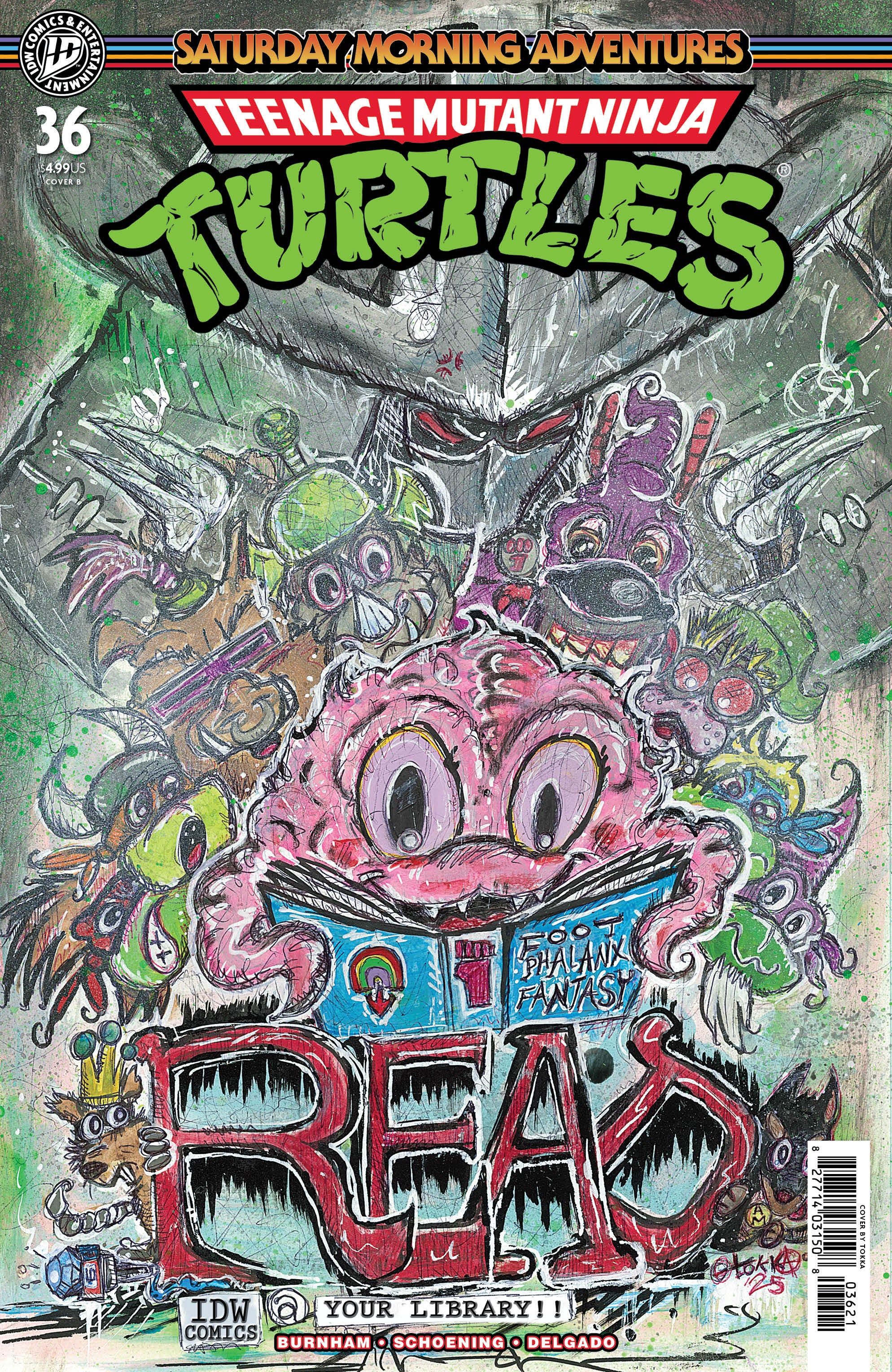 Teenage Mutant Ninja Turtles: Saturday Morning Adventures #36 IDW B T Ok Ka 04/22/2026 | BD Cosmos