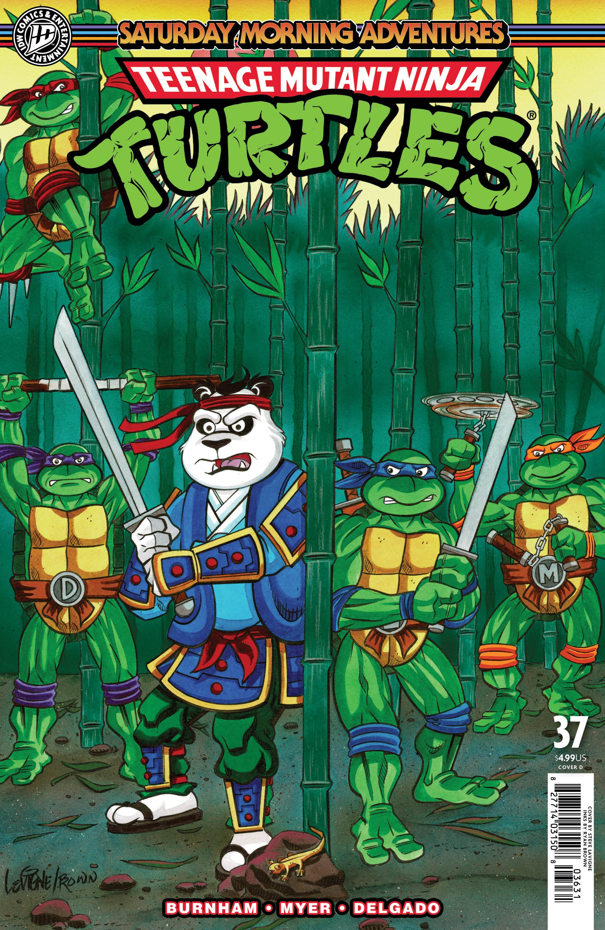 Teenage Mutant Ninja Turtles: Saturday Morning Adventures #37 IDW D Foil Lavigne 05/27/2026 | BD Cosmos