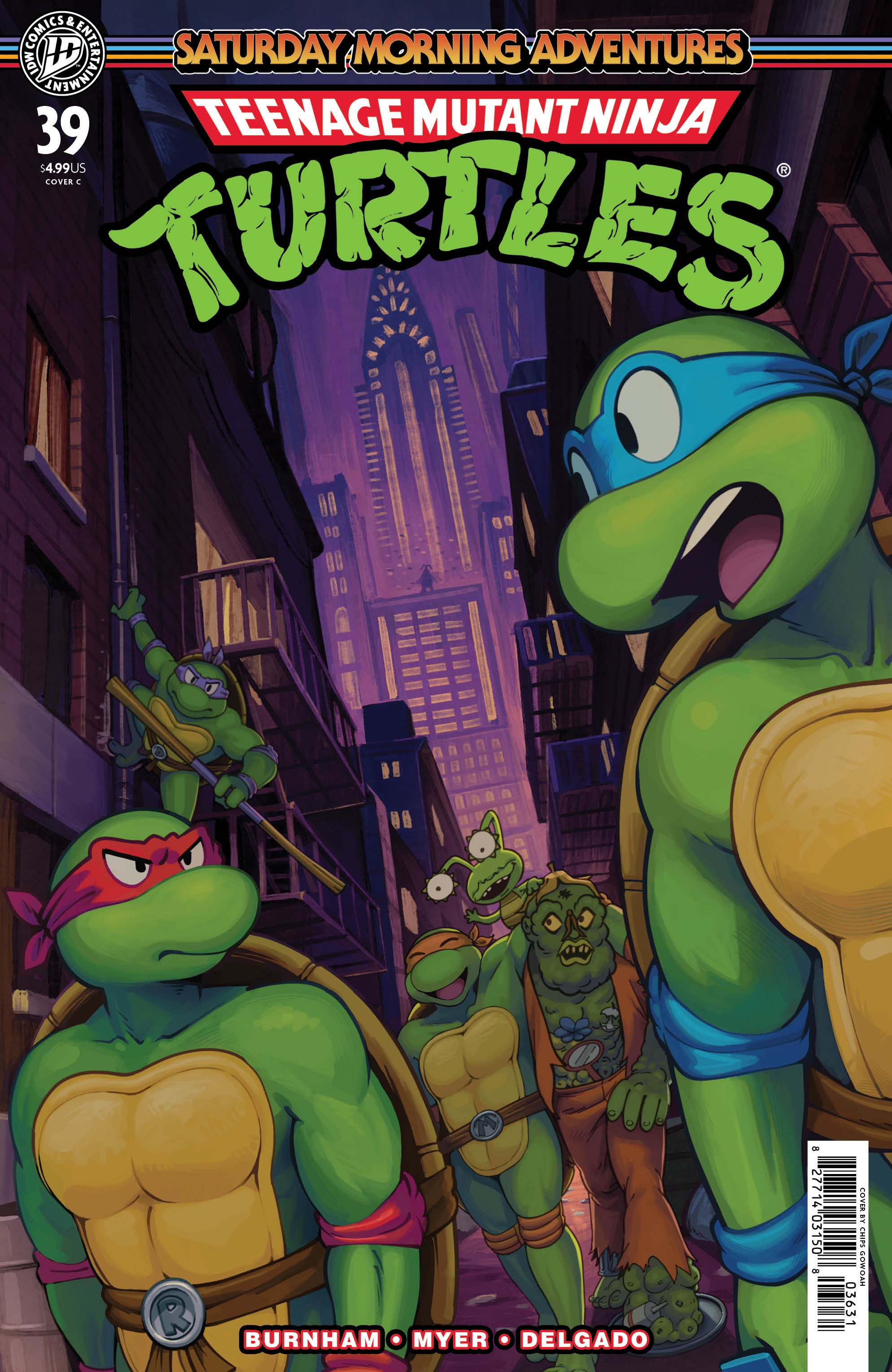 Teenage Mutant Ninja Turtles Saturday Morning Adventures #39 IDW C Go Woah 07/29/2026 | BD Cosmos