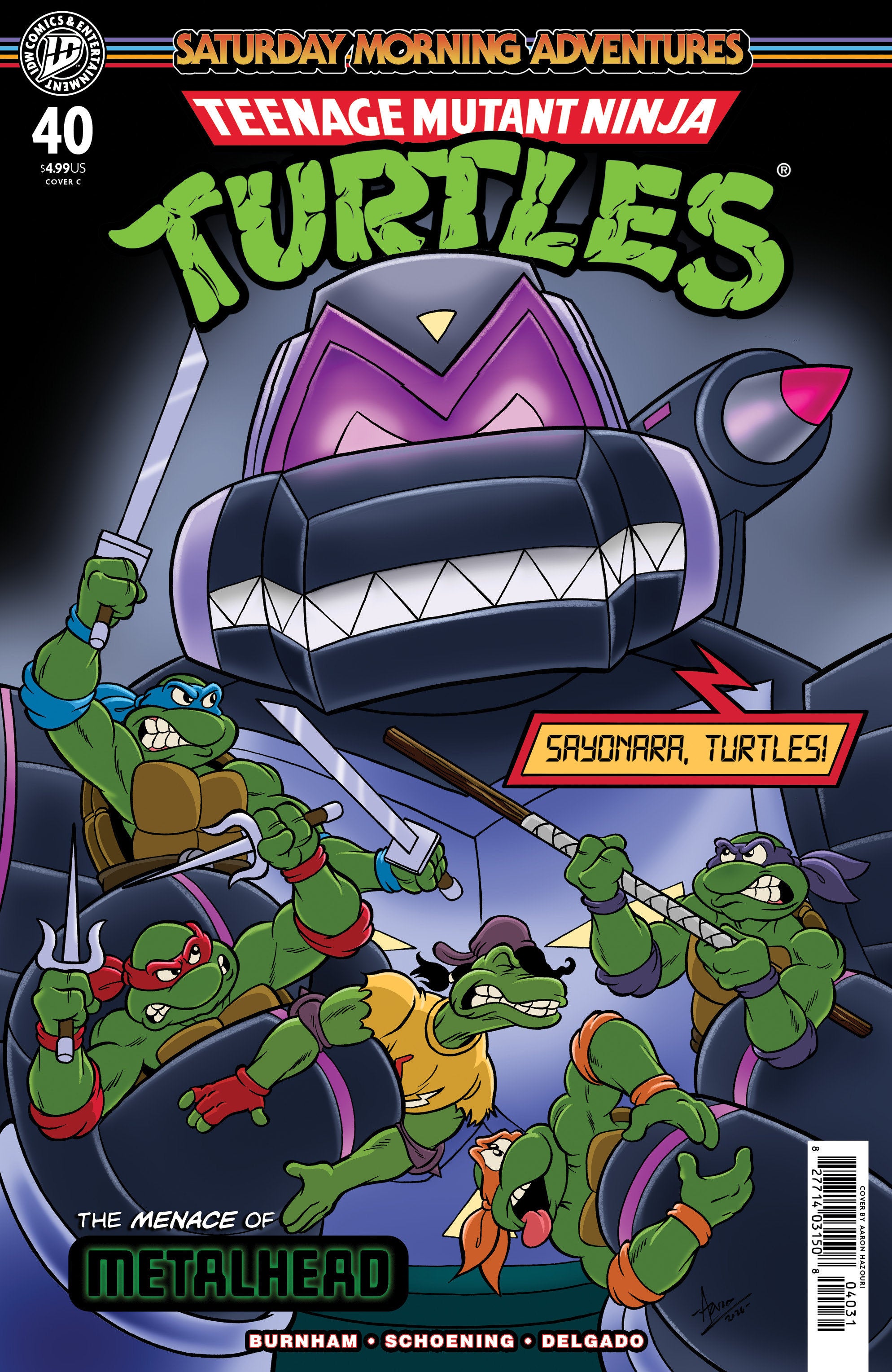 Teenage Mutant Ninja Turtles: Saturday Morning Adventures #40 IDW C Hazouri 08/26/2026 | BD Cosmos