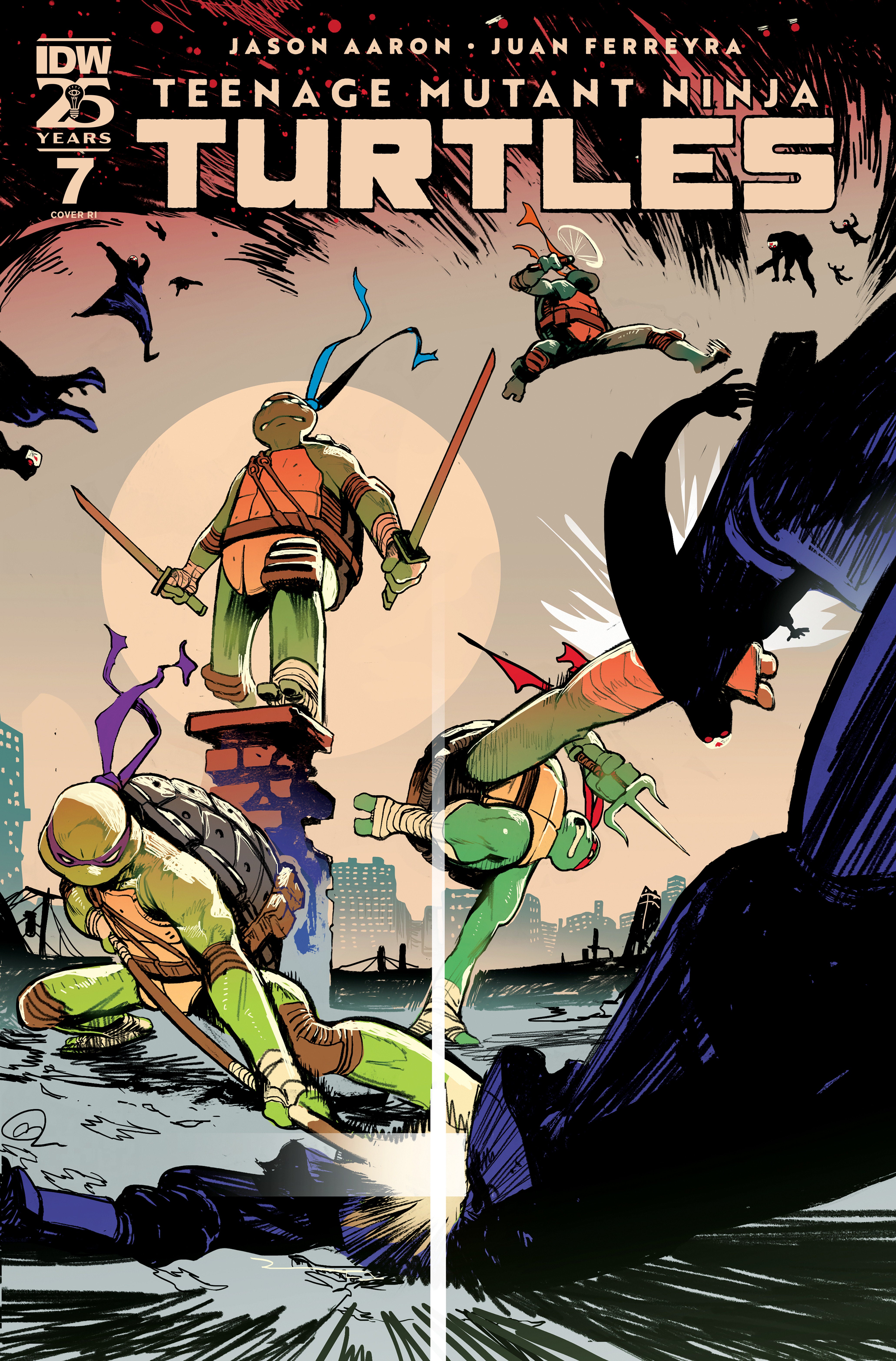 Teenage Mutant Ninja Turtles #7 IDW 1:25 Rivas Release 02/26/2025 | BD Cosmos