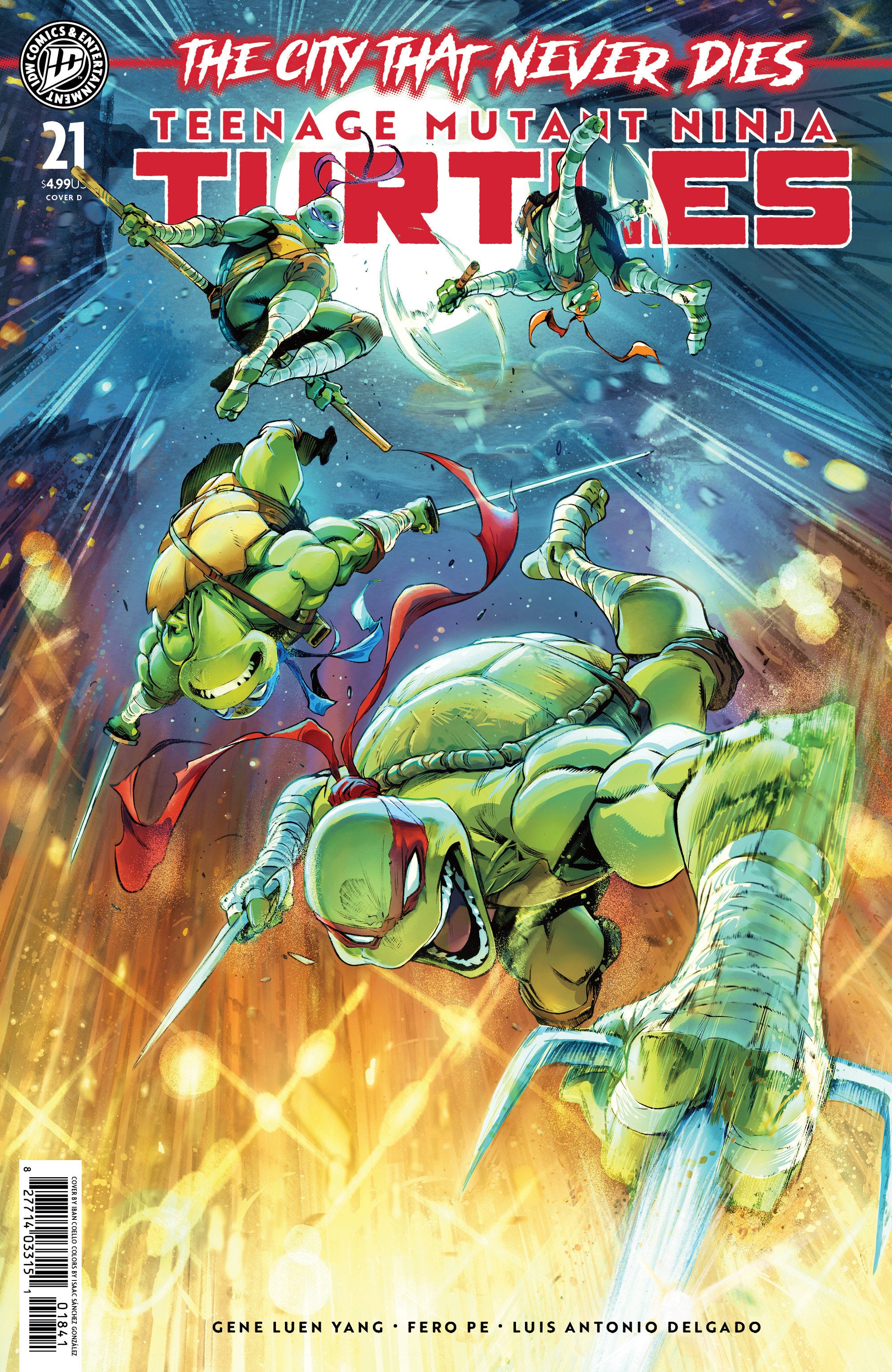 Teenage Mutant Ninja Turtles #21 IDW D Coello 08/19/2026 | BD Cosmos