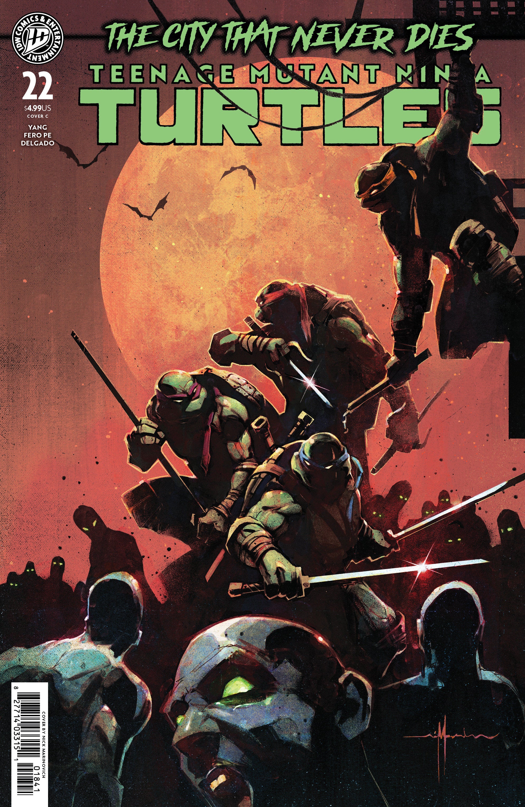 Teenage Mutant Ninja Turtles #22 IDW C Marinkovich 09/16/2026 | BD Cosmos