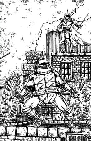 Teenage Mutant Ninja Turtles #23 IDW 1:10 Eastman & Bishop B&W Virgin 10/14/2026 | BD Cosmos