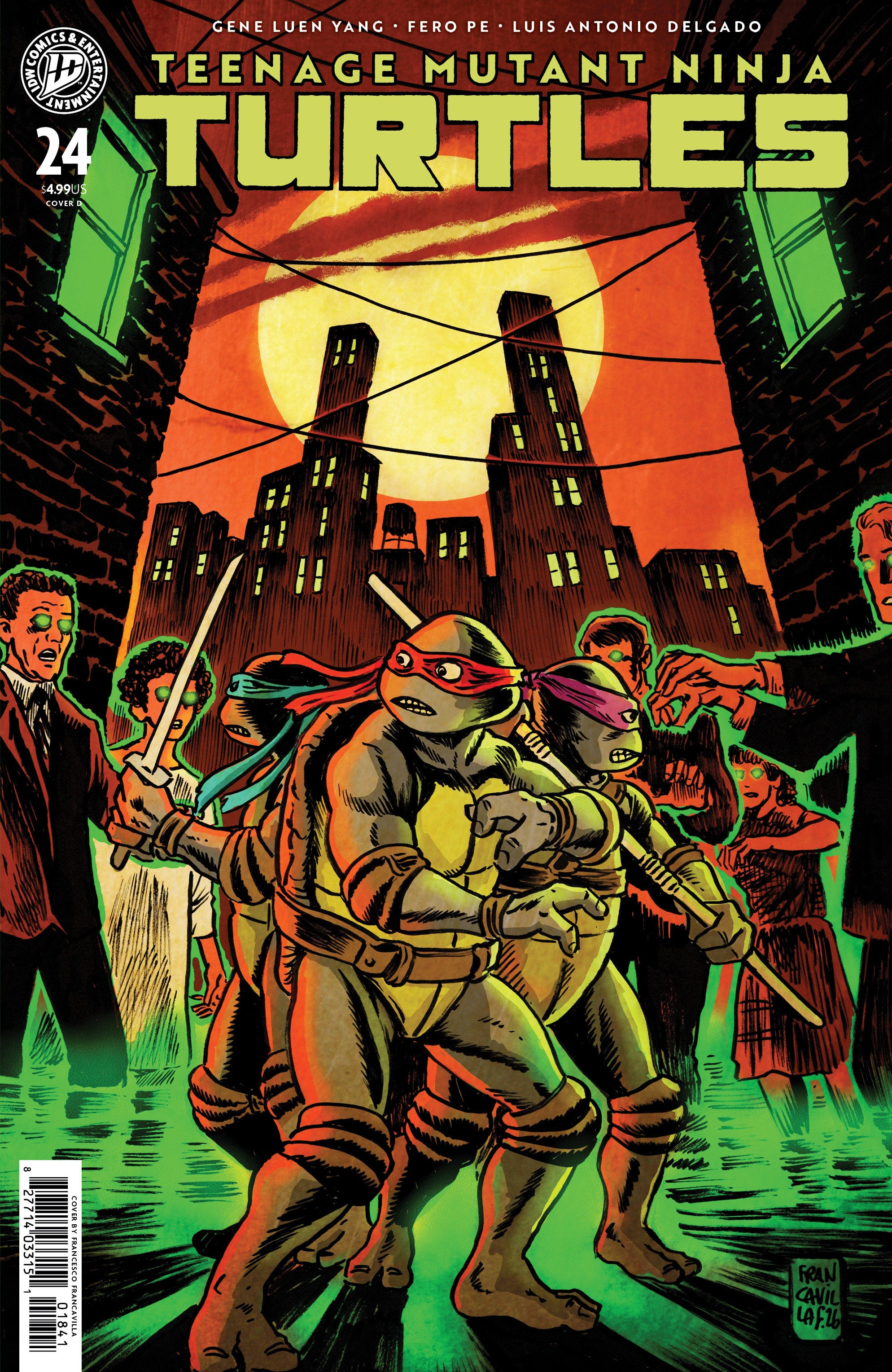 Teenage Mutant Ninja Turtles #24 IDW D Francavilla 11/11/2026 | BD Cosmos