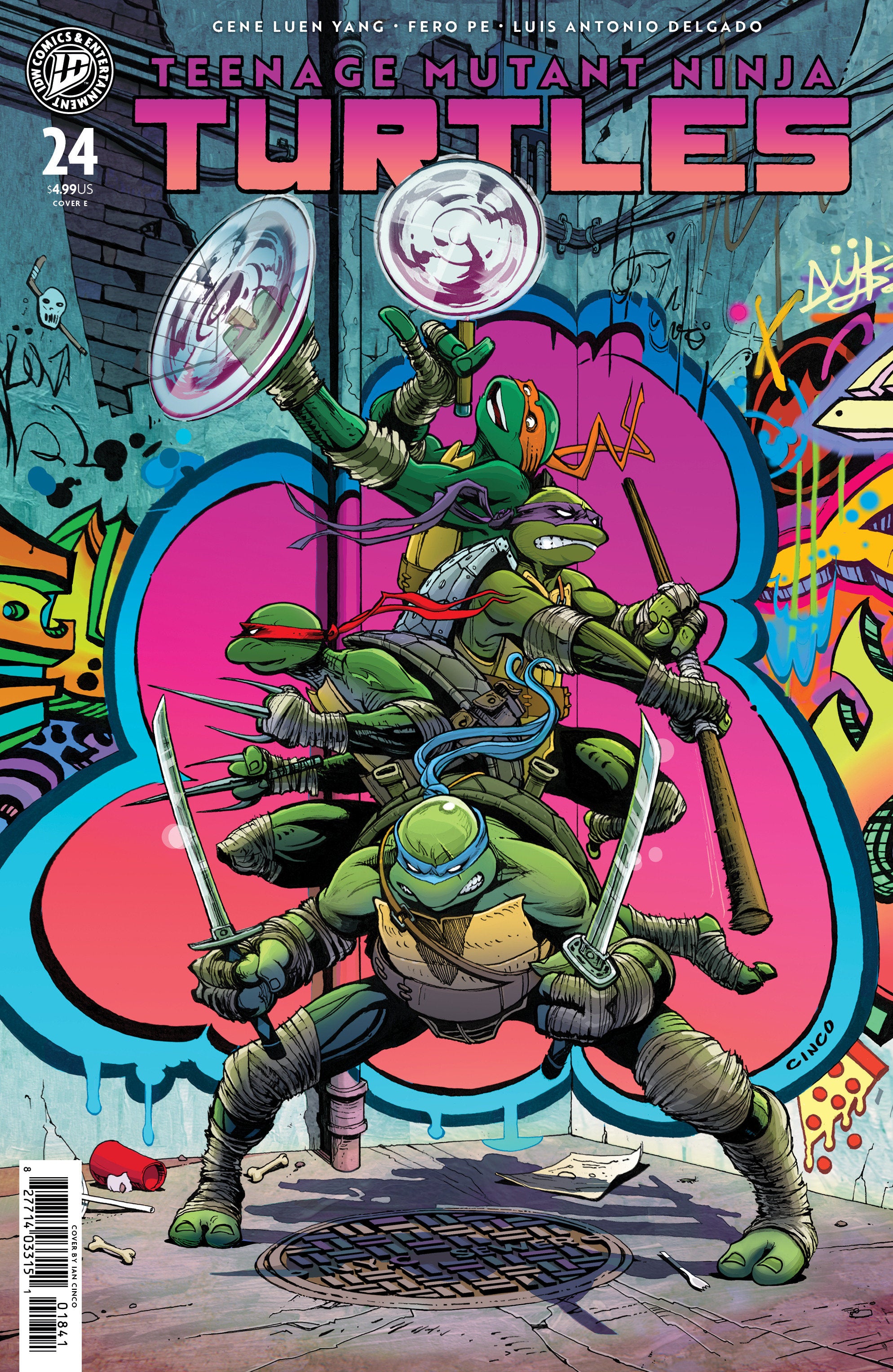 Teenage Mutant Ninja Turtles #24 IDW E Cinco 11/11/2026 | BD Cosmos