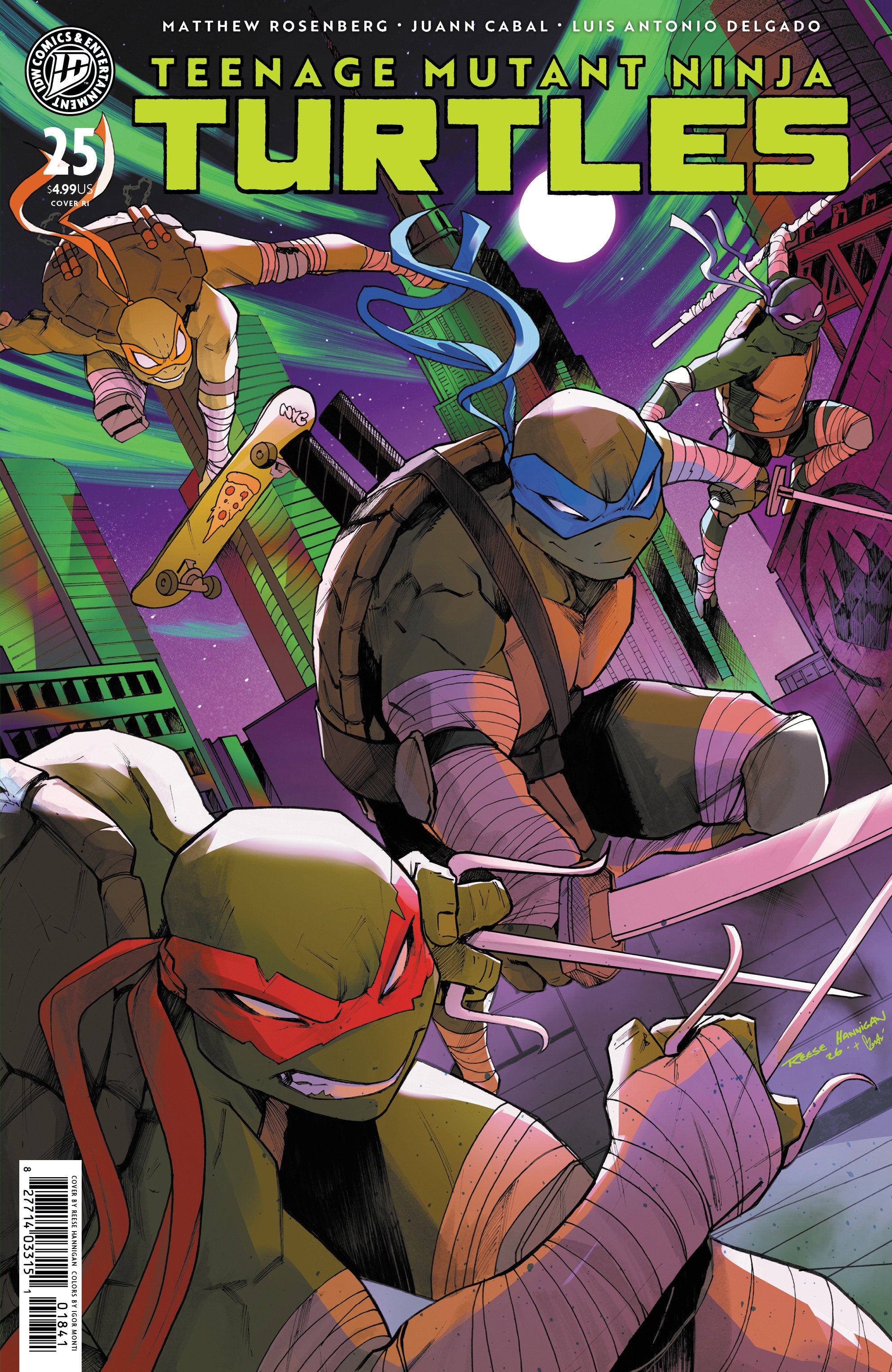 Teenage Mutant Ninja Turtles #25 IDW 1:10 Hannigan 01/13/2027 | BD Cosmos