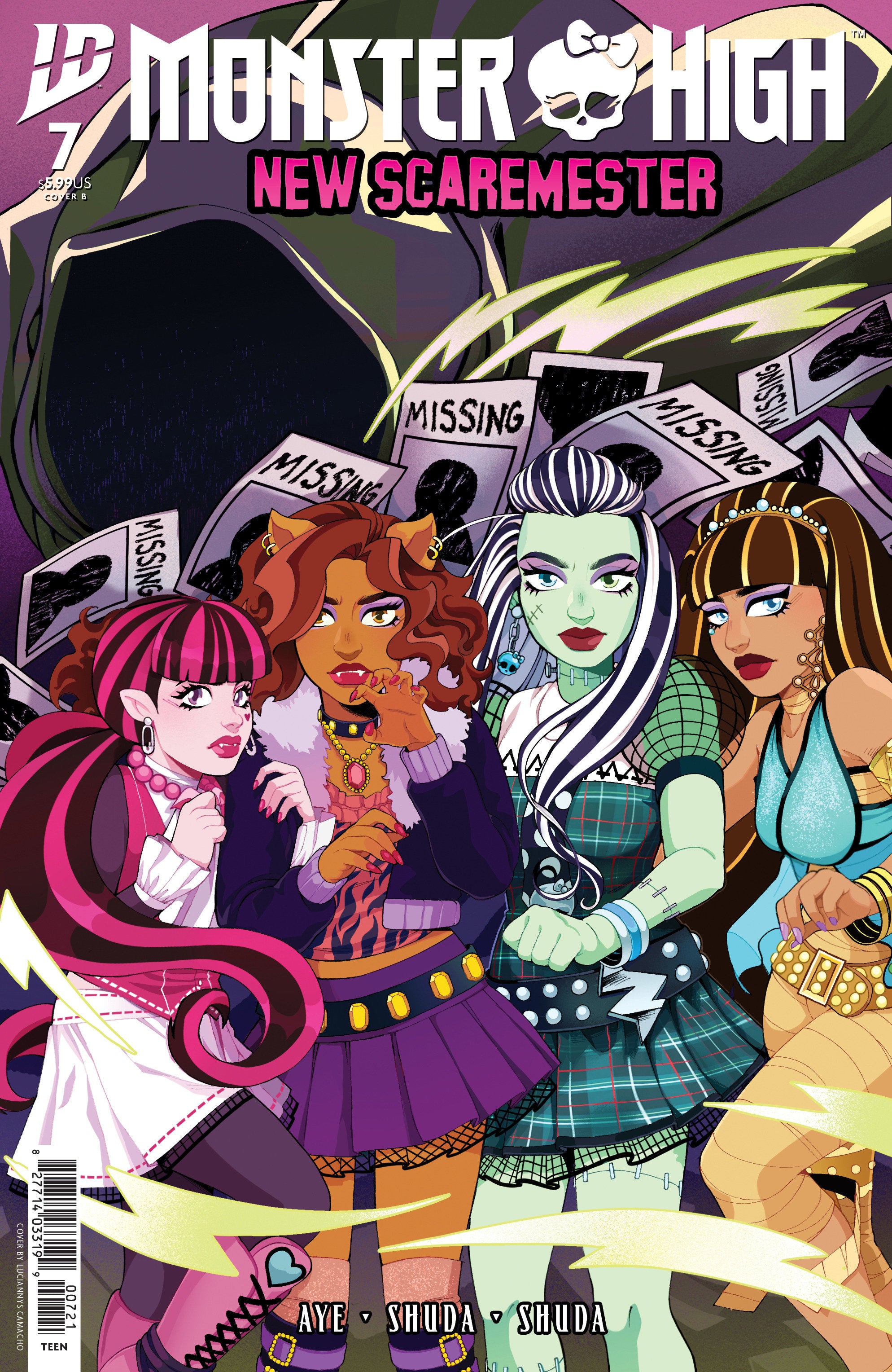 Monster High: New Scaremester #7 Variant B (Camacho) | BD Cosmos