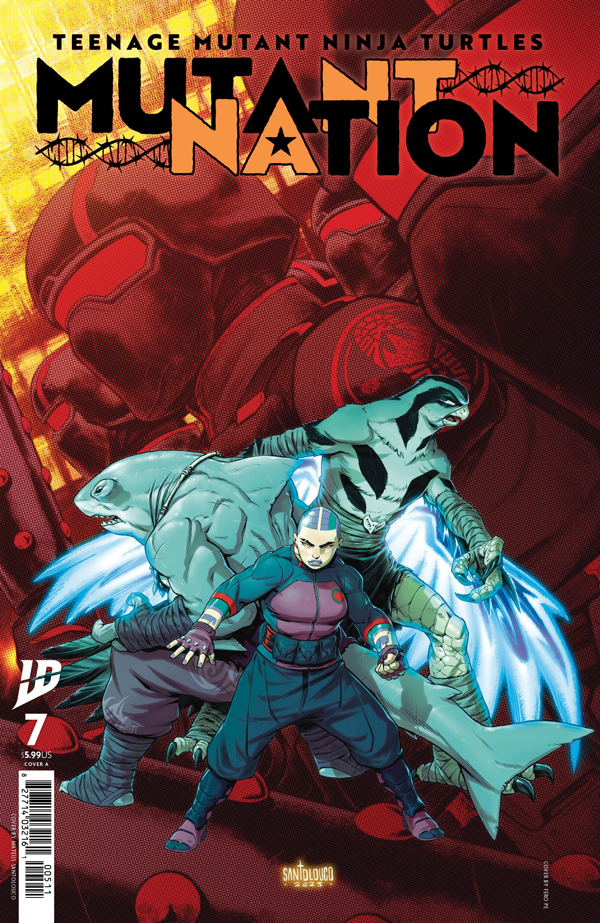 Teenage Mutant Ninja Turtles: Mutant Nation #7 Cover A (Santolouco) | BD Cosmos