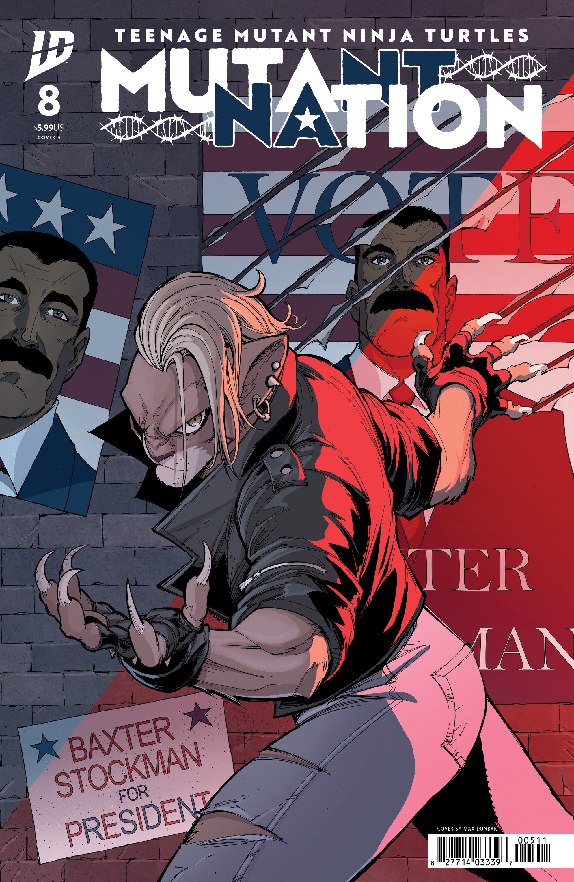 Teenage Mutant Ninja Turtles Mutant Nation #8 IDW B Dunbar 07/09/2025 | BD Cosmos