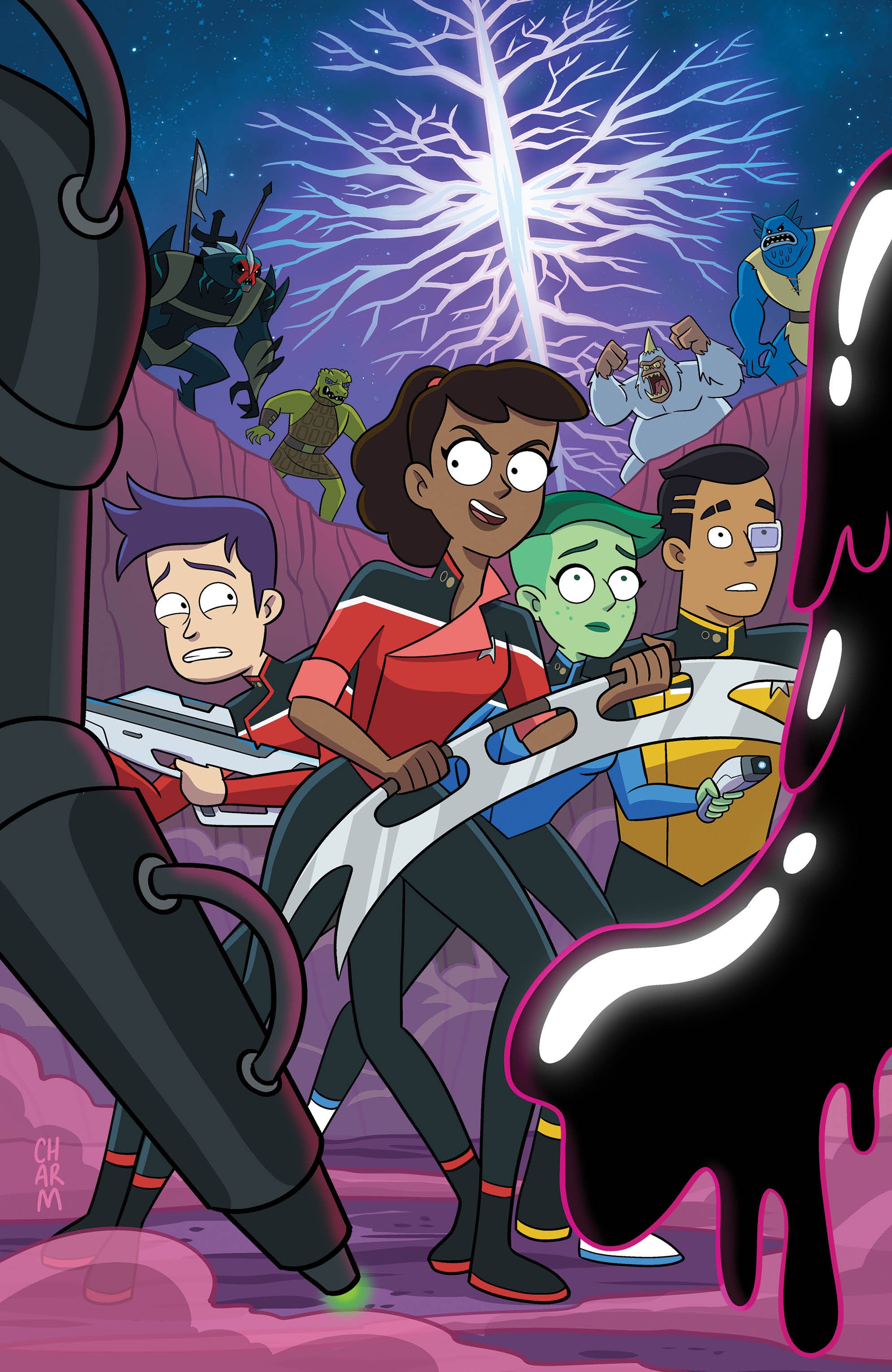 Star Trek Lower Decks #1 B IDW Foil Charm Full Art 04/15/2026 | BD Cosmos