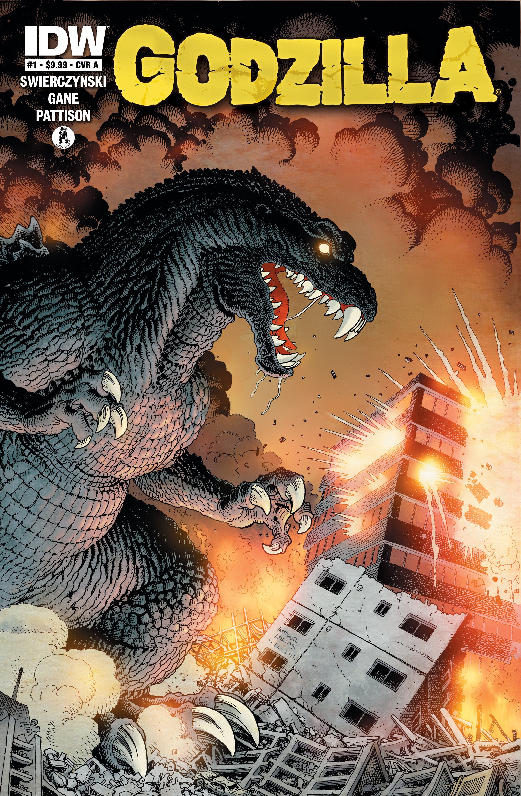 Godzilla 70th Foil Classics Godzilla #1 IDW A Adams 04/23/2025 | BD Cosmos