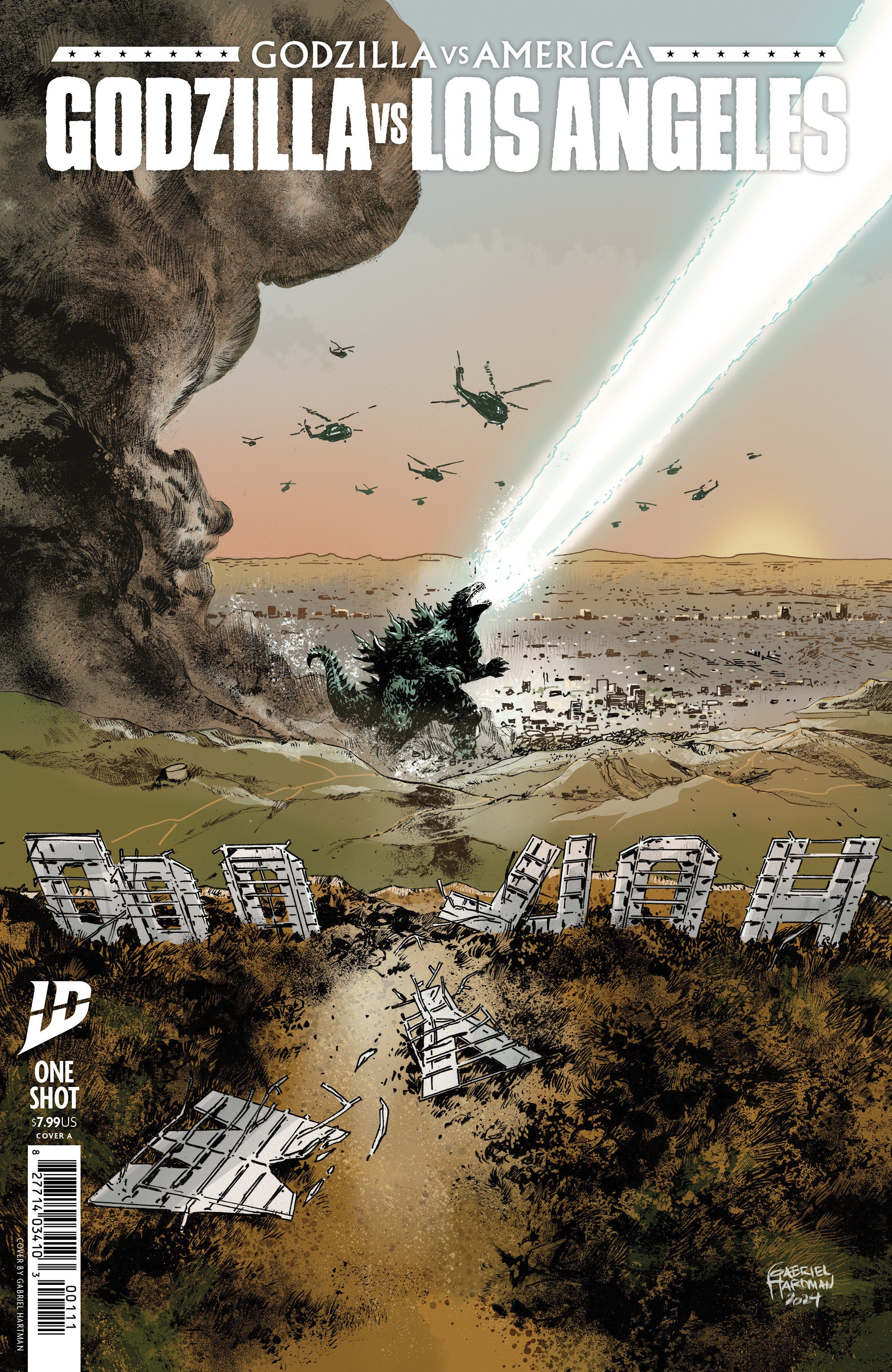 Godzilla vs. America Los Angeles IDW A Hardman 04/30/2025 | BD Cosmos