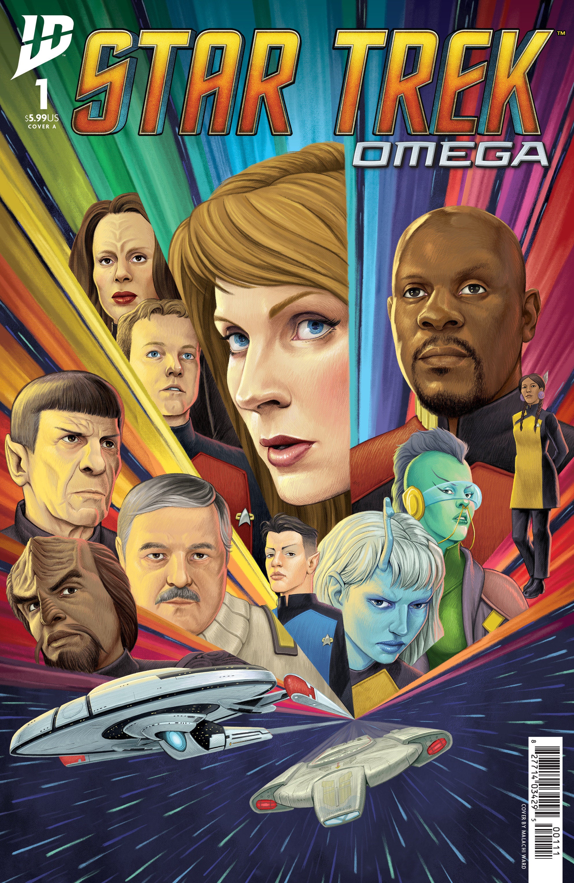 Star Trek: Omega Cover A (Ward) | BD Cosmos