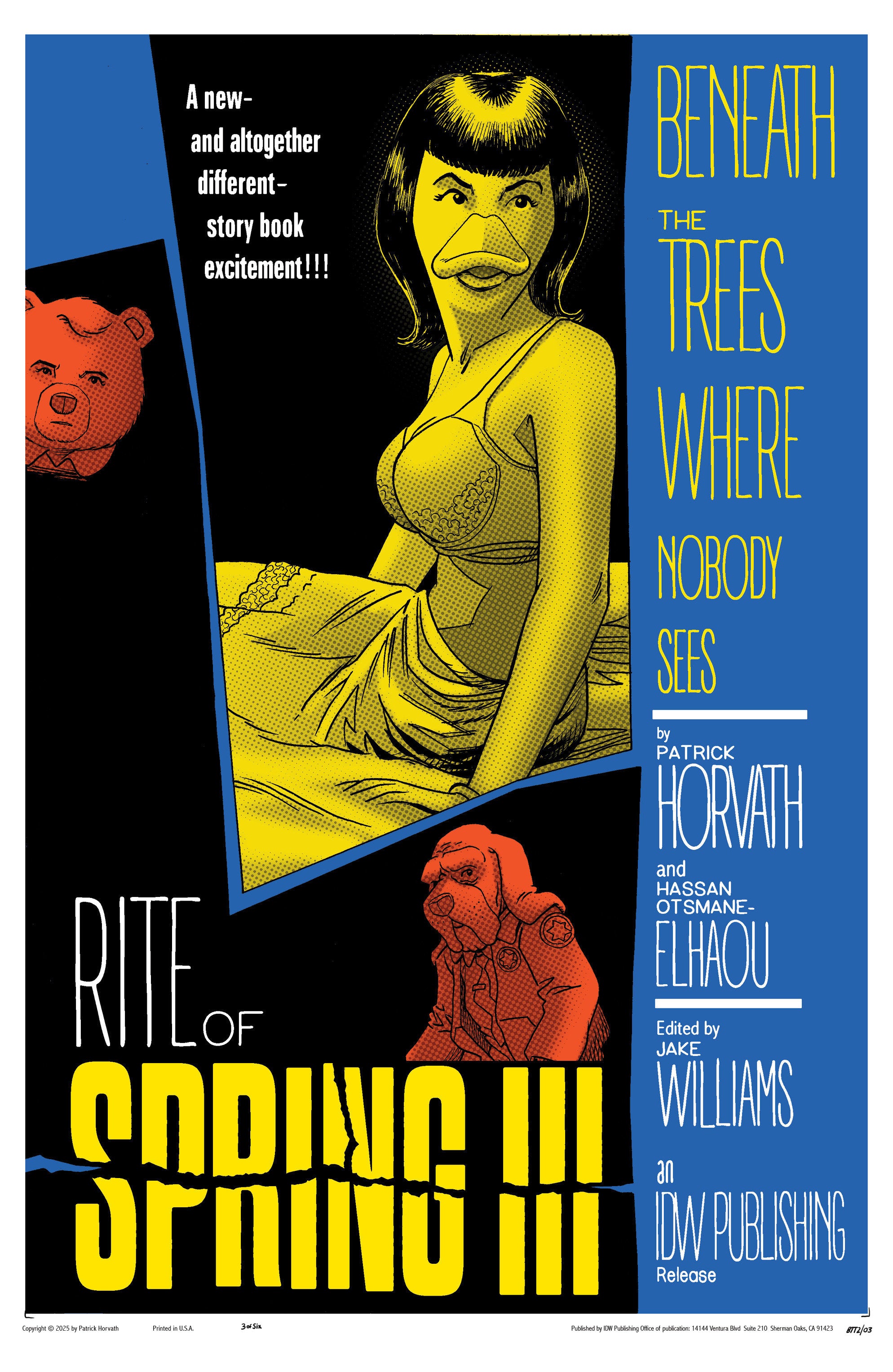 Beneath The Trees Where Nobody Sees Rite Of Spring #3 IDW B Fleecs Homage  09/24/2025 | BD Cosmos