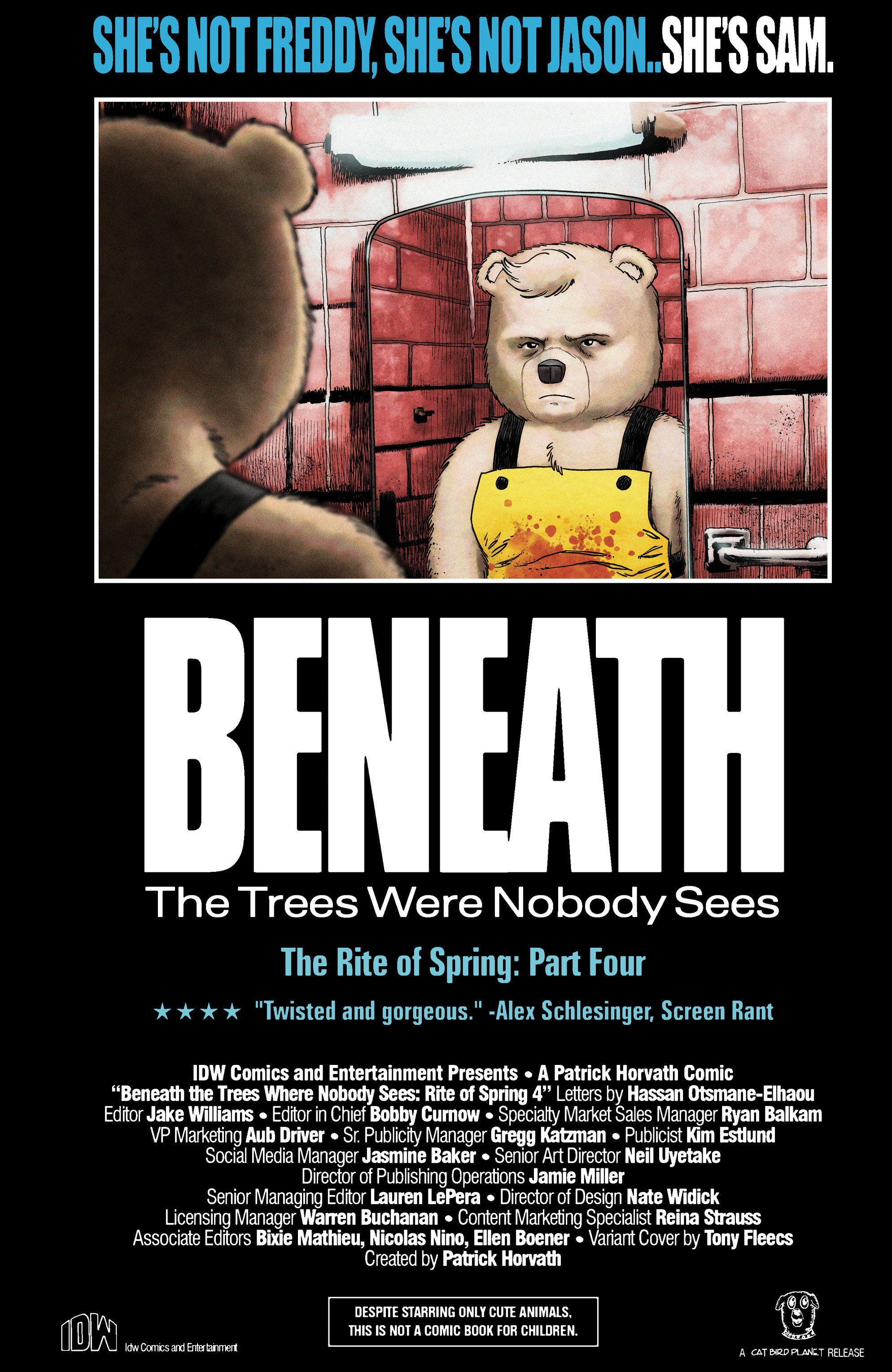 Beneath The Trees Where Nobody Sees Rite Of Spring #4 IDW B Fleecs 11/12/2025 | BD Cosmos