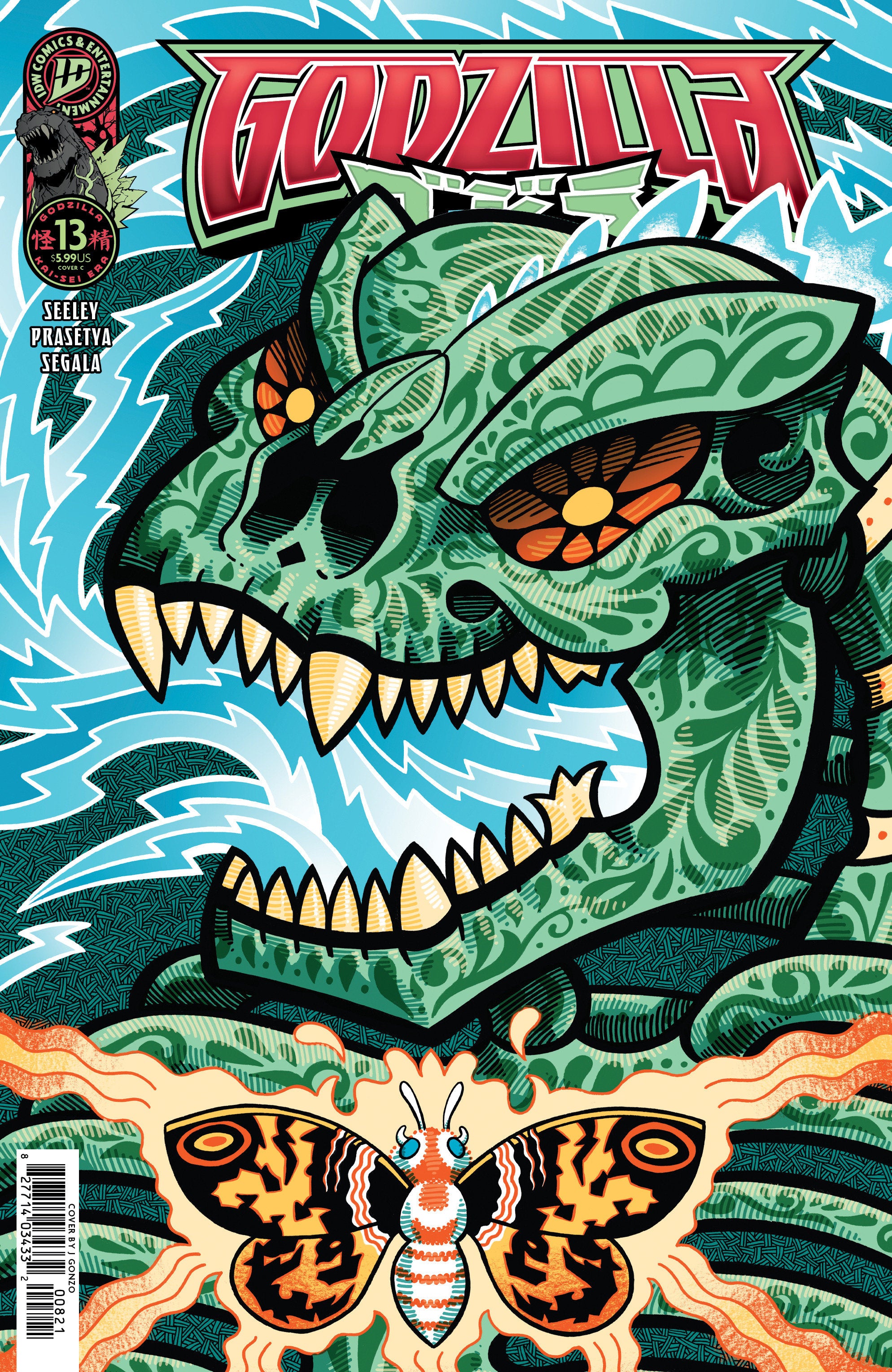 Godzilla [Kai Sei Era] #13 IDW C Glow In The Dark J. Gonzo 10/07/2026 | BD Cosmos