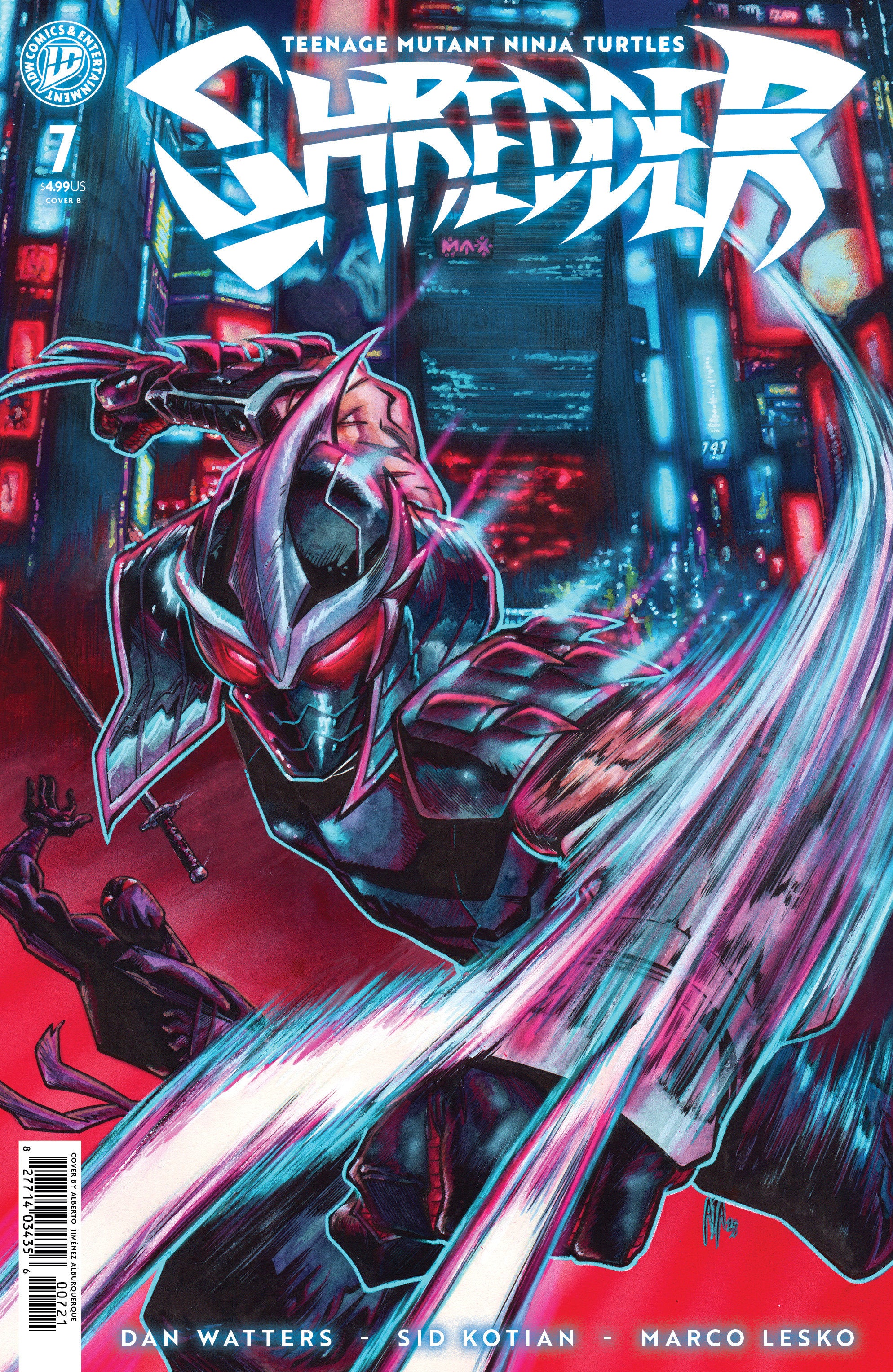 Teenage Mutant Ninja Turtles: Shredder #7 IDW B Jiménez Alburquerque 04/15/2026 | BD Cosmos