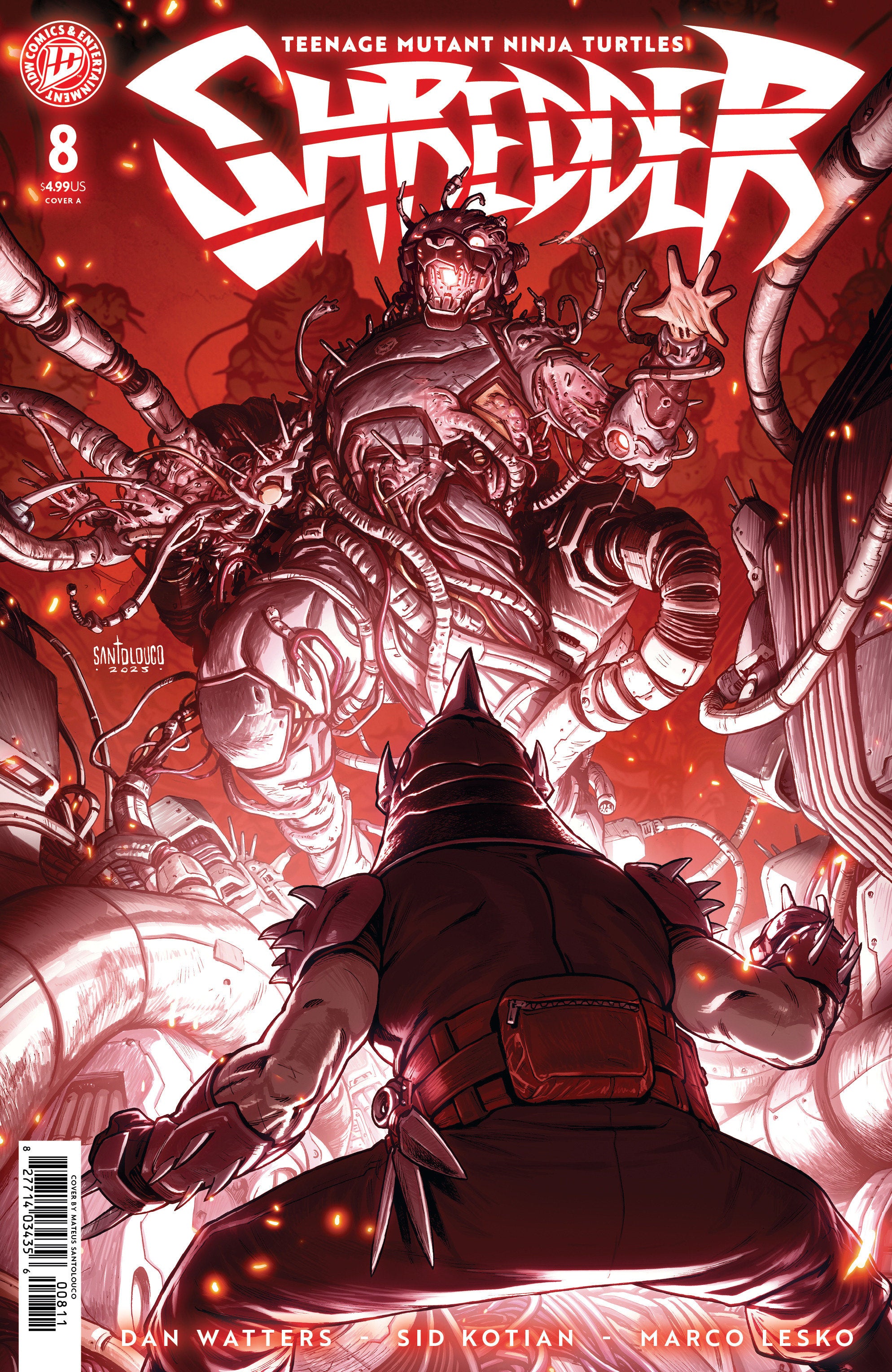 Teenage Mutant Ninja Turtles: Shredder #8 IDW A Santolouco 05/20/2026 | BD Cosmos