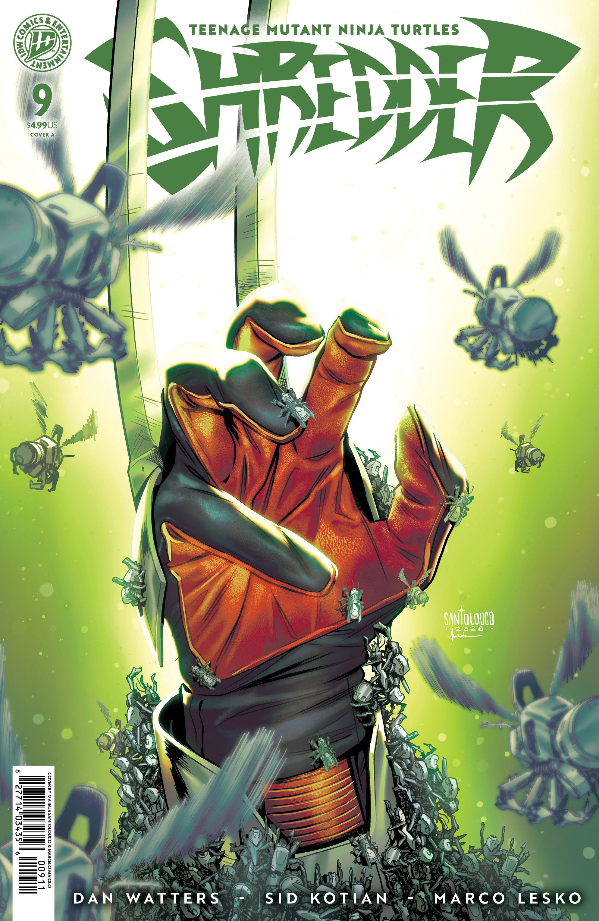 Teenage Mutant Ninja Turtles Shredder #9 IDW A Santolouco 06/24/2026 | BD Cosmos