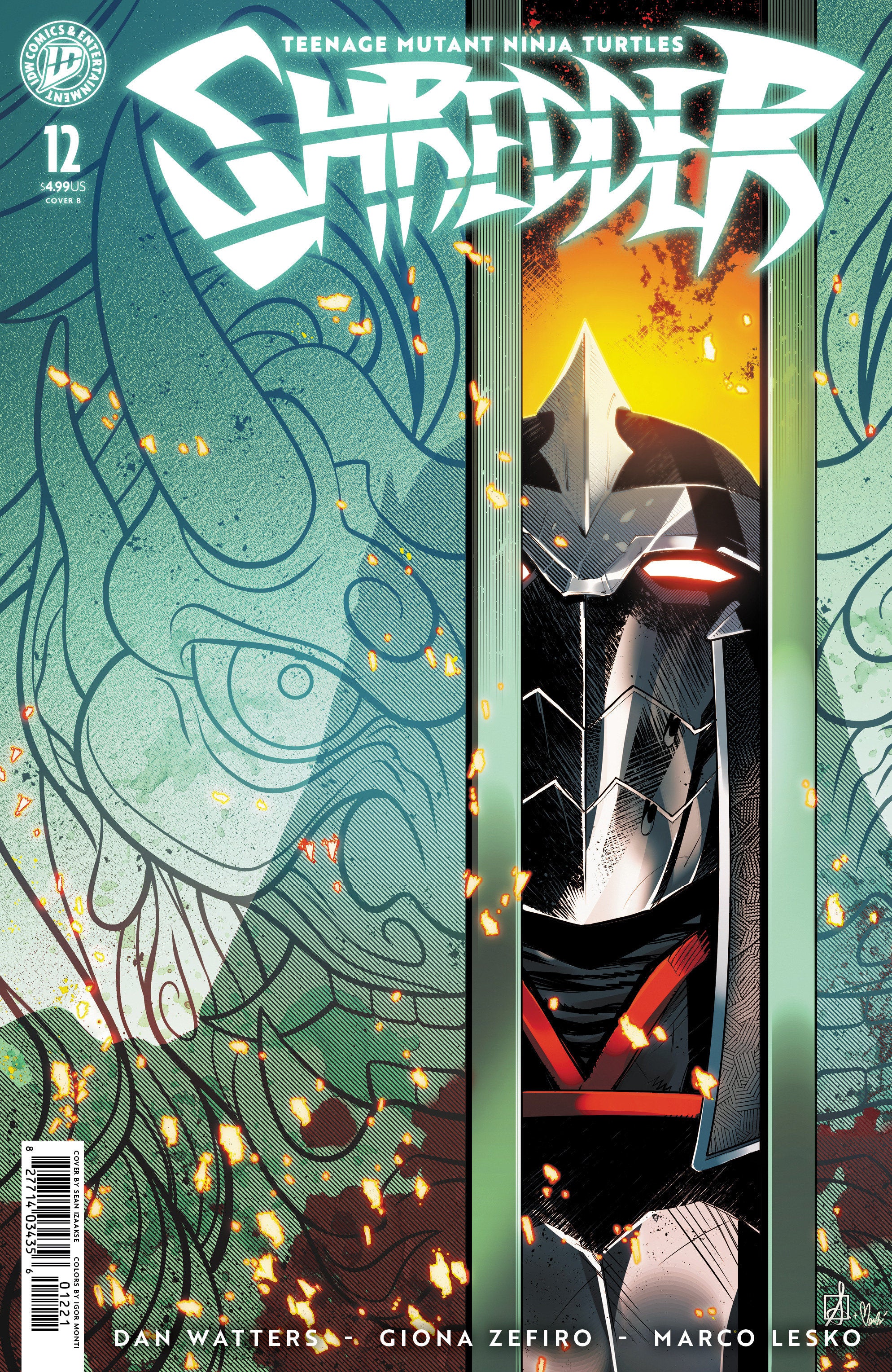 Teenage Mutant Ninja Turtles: Shredder #12 IDW B Izaakse 09/16/2026 | BD Cosmos