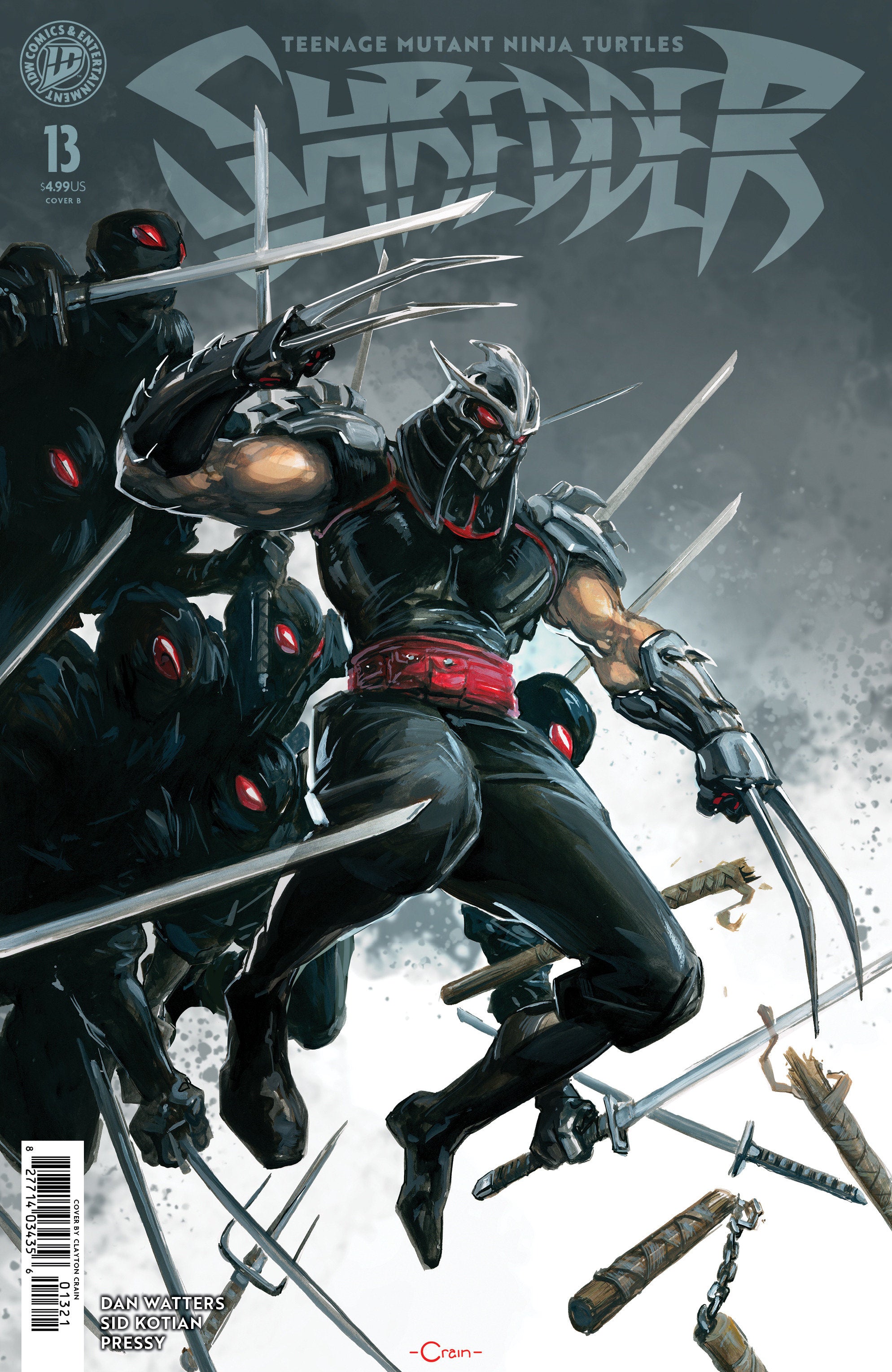 Teenage Mutant Ninja Turtles: Shredder #13 Variant B (Crain) | BD Cosmos