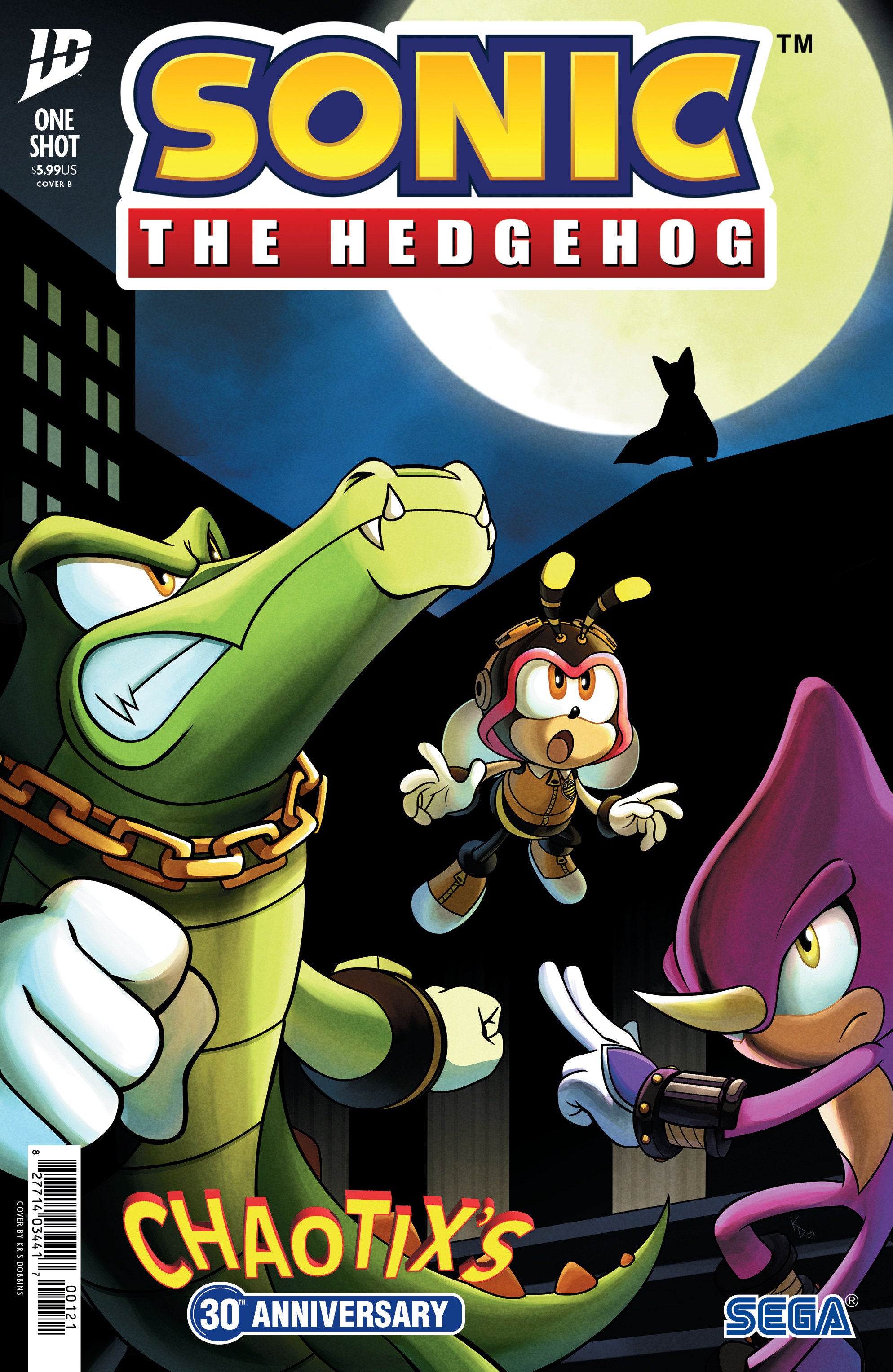 Sonic Hedgehog: Chaotix's 30th Anniversary Special IDW B Dobbins Release 10/22/2025 | BD Cosmos