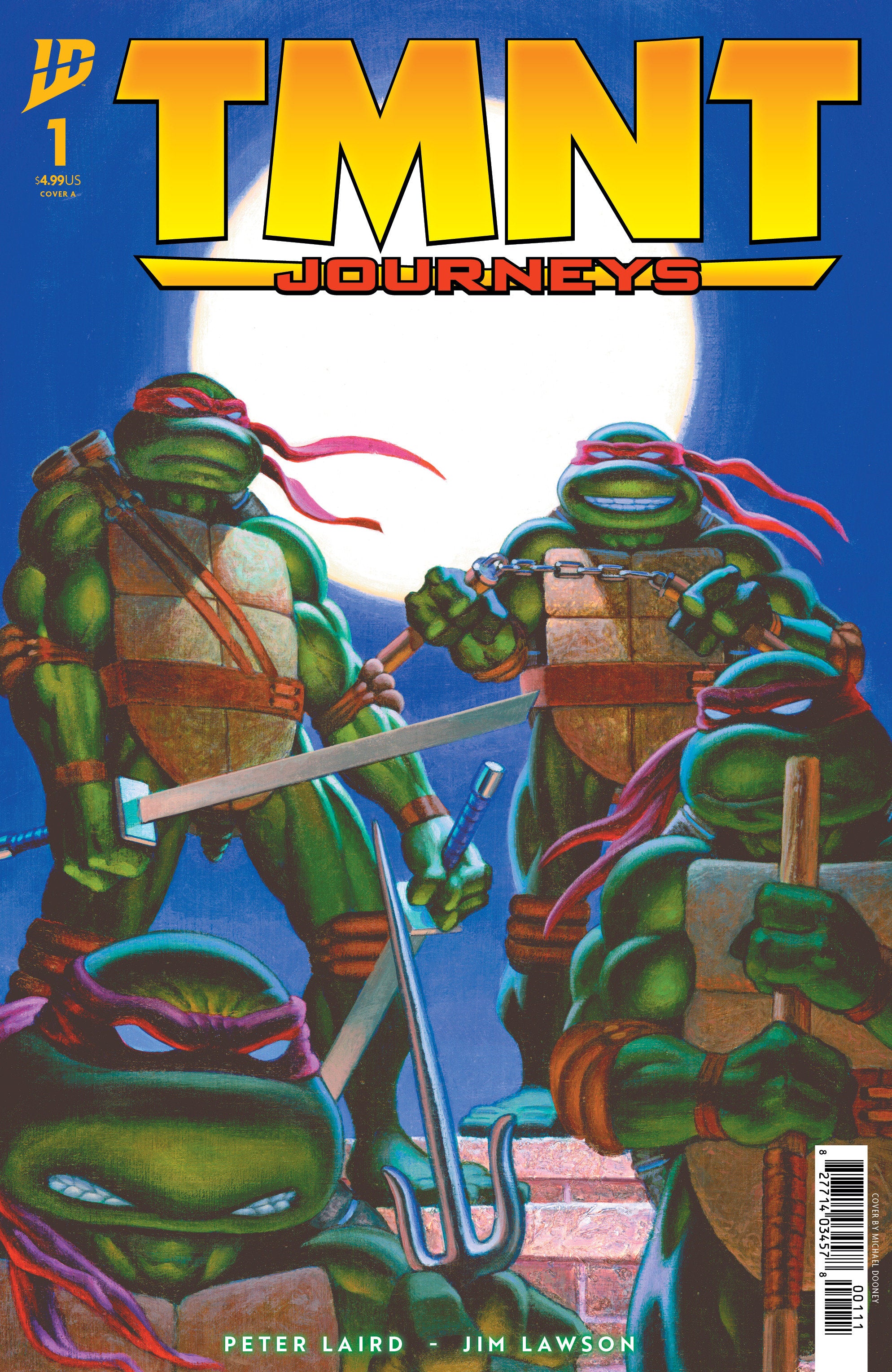 TMNT: Journeys #1 IDW A Laird & Dooney 08/20/2025 | BD Cosmos
