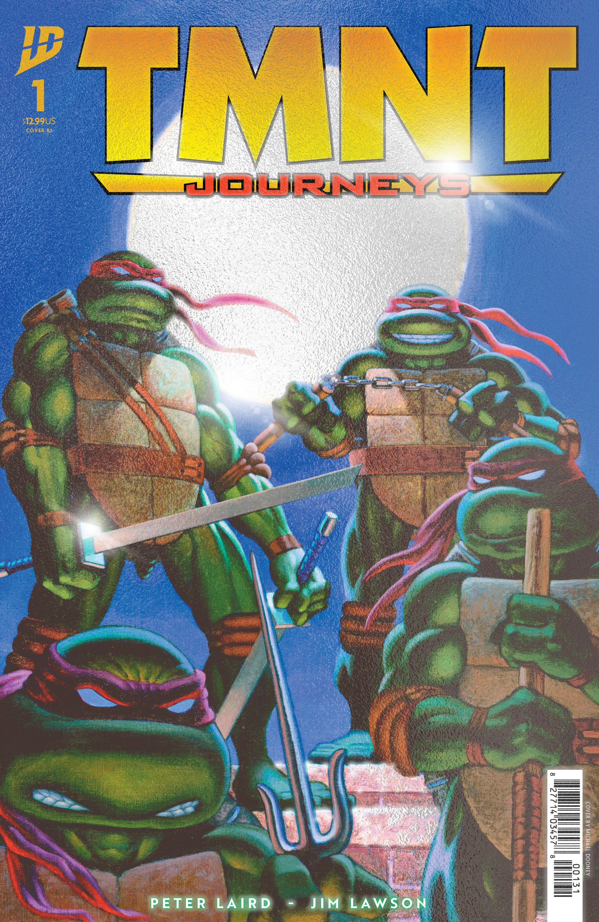 TMNT: Journeys #1 IDW 1:10 Foil Laird & Dooney 08/20/2025 | BD Cosmos