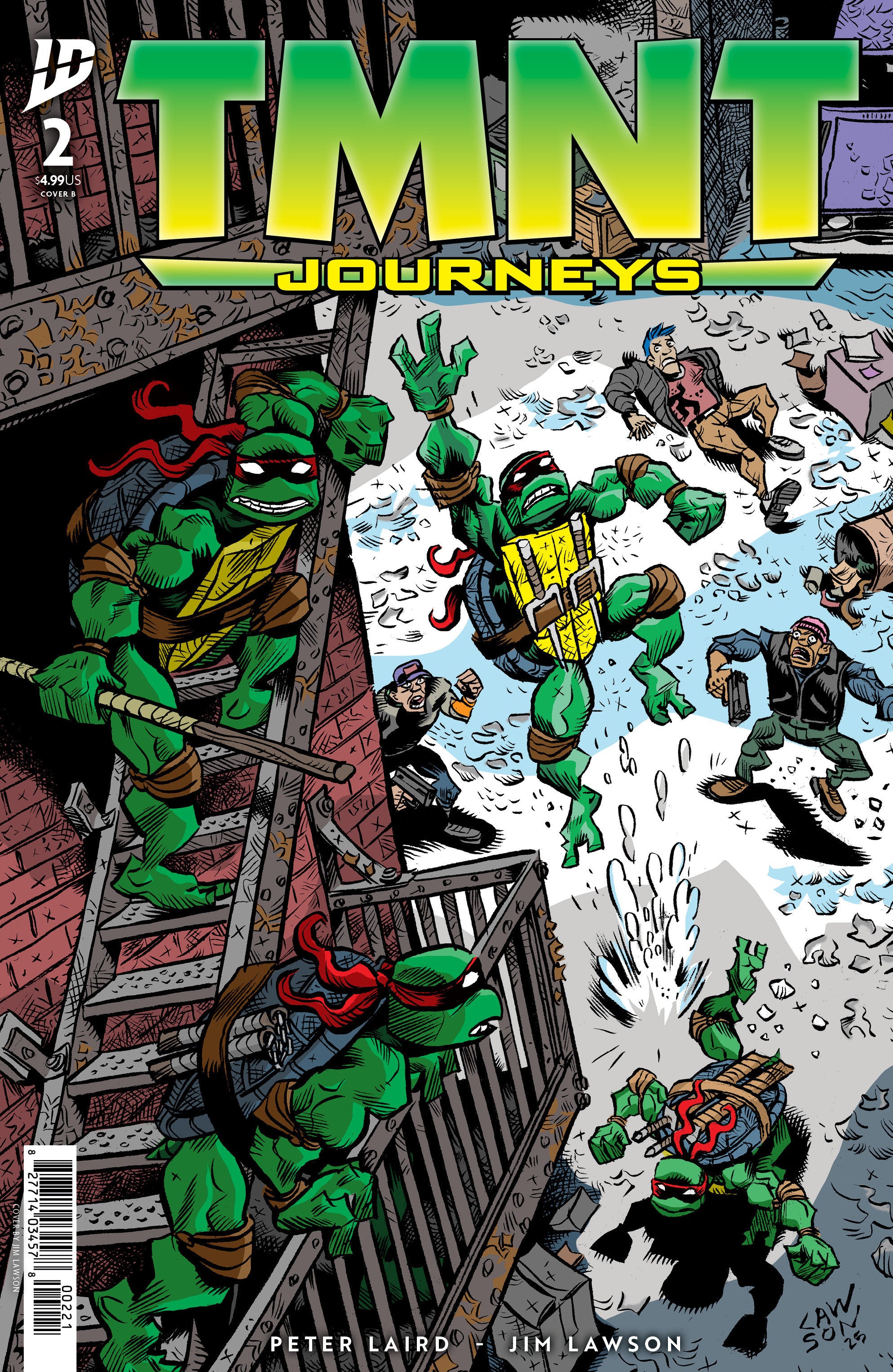 Teenage Mutant Ninja Turtles: Journeys #2 Variant B (Lawson) | BD Cosmos
