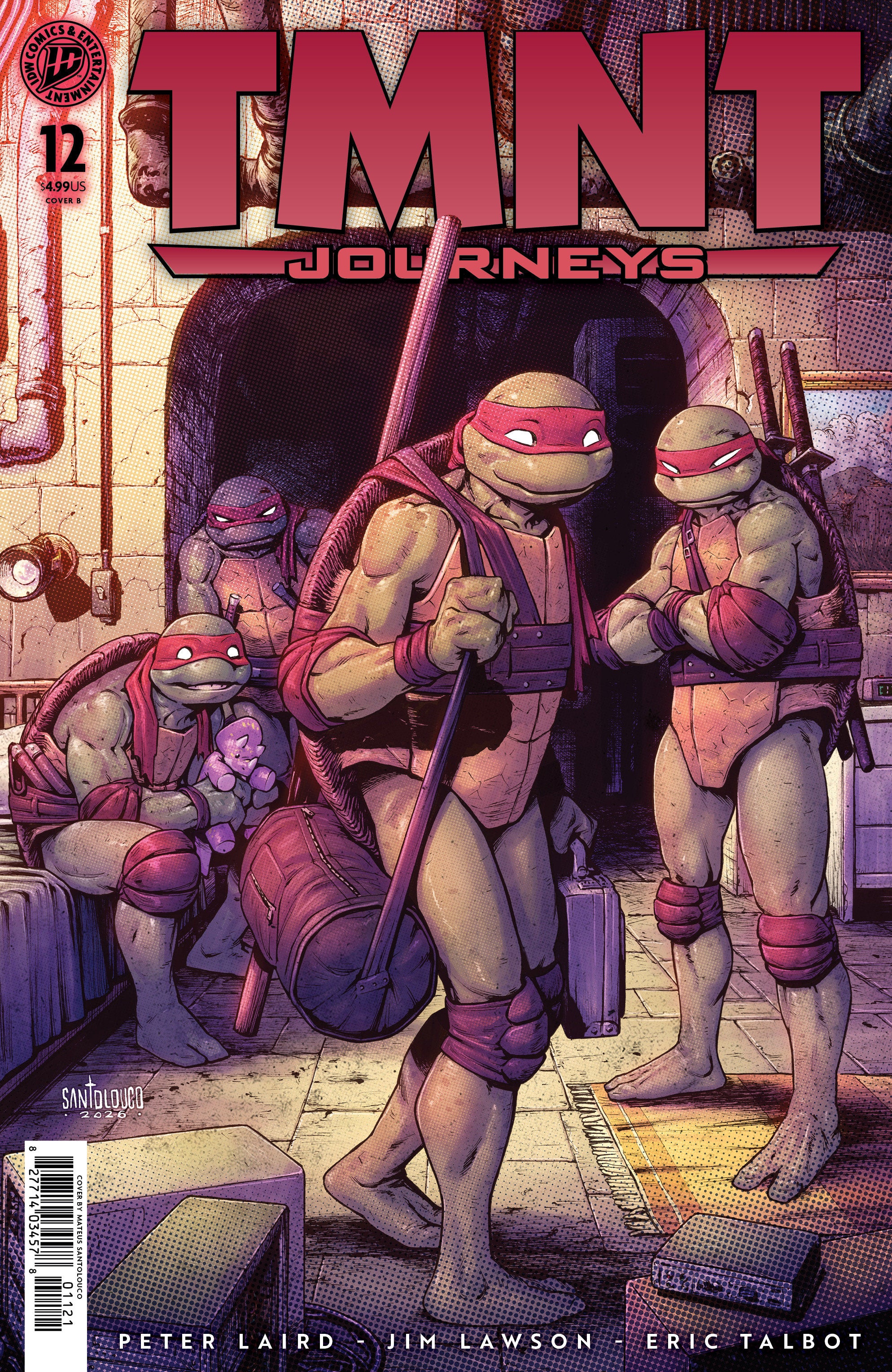 Teenage Mutant Ninja Turtles Journeys #12 IDW B Santolouco 08/05/2026 | BD Cosmos