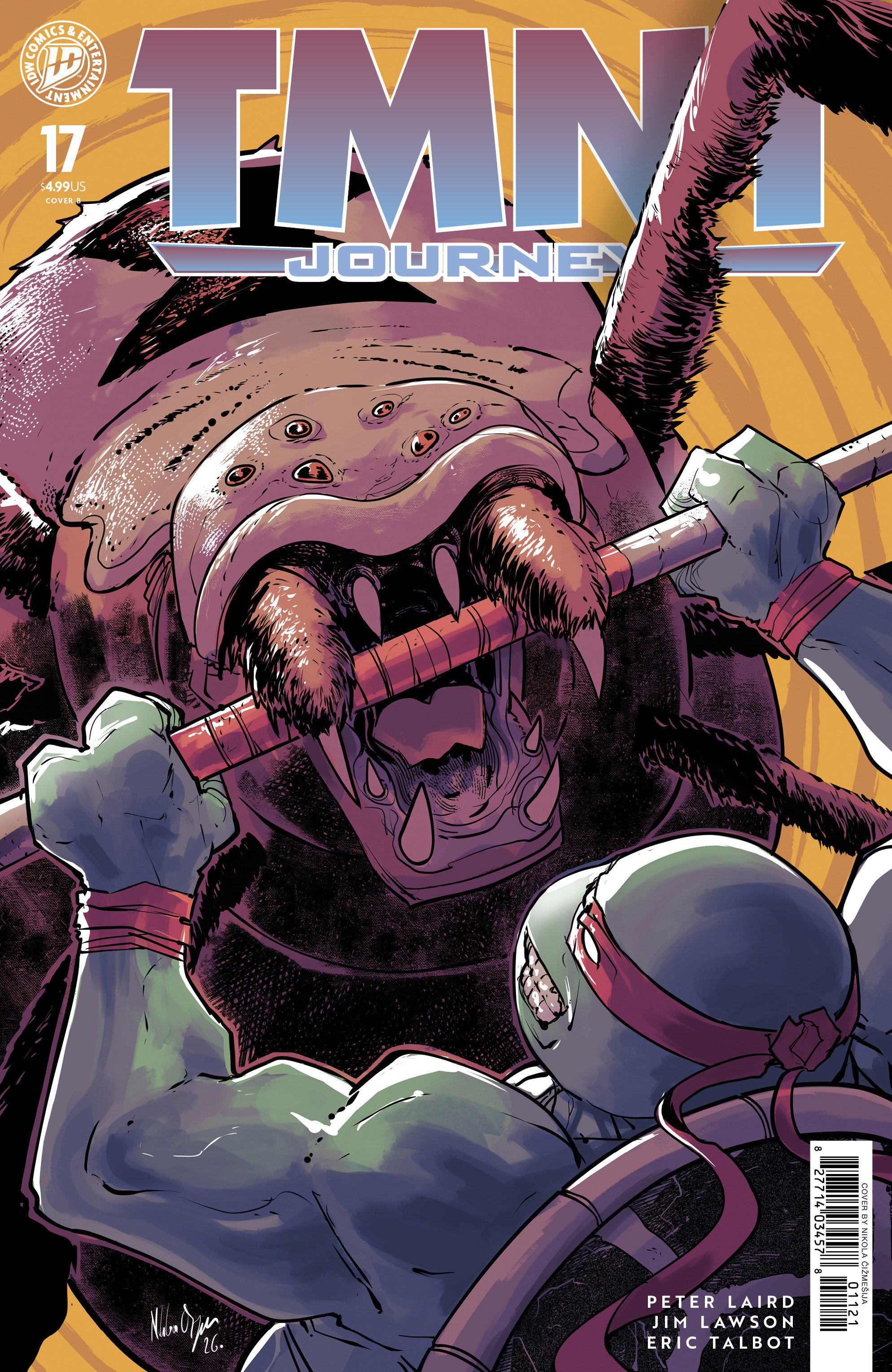 Teenage Mutant Ninja Turtles: Journeys #17 IDW B Cizmesija 01/06/2027 | BD Cosmos