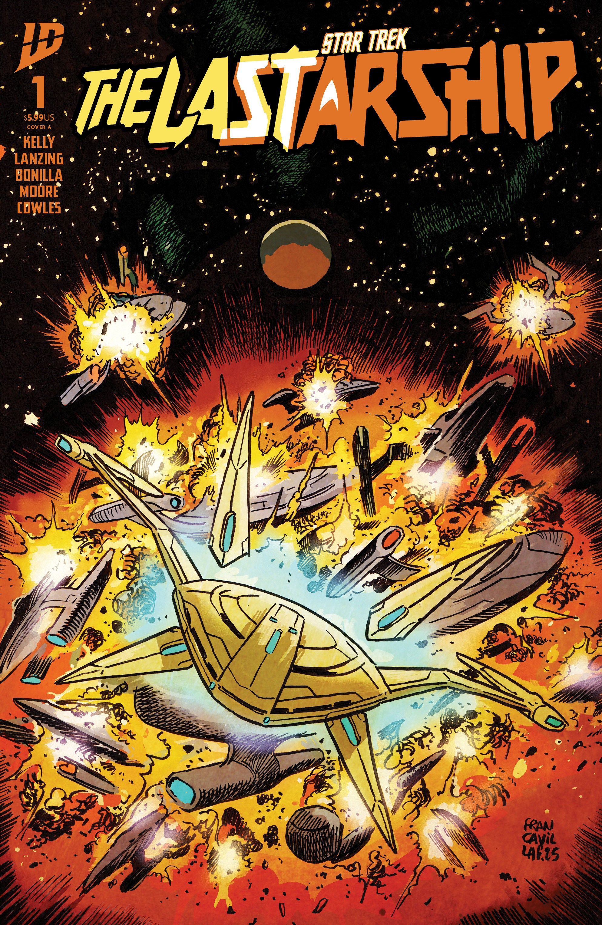 Star Trek: The Last Starship #1 Cover A (Francavilla) | BD Cosmos