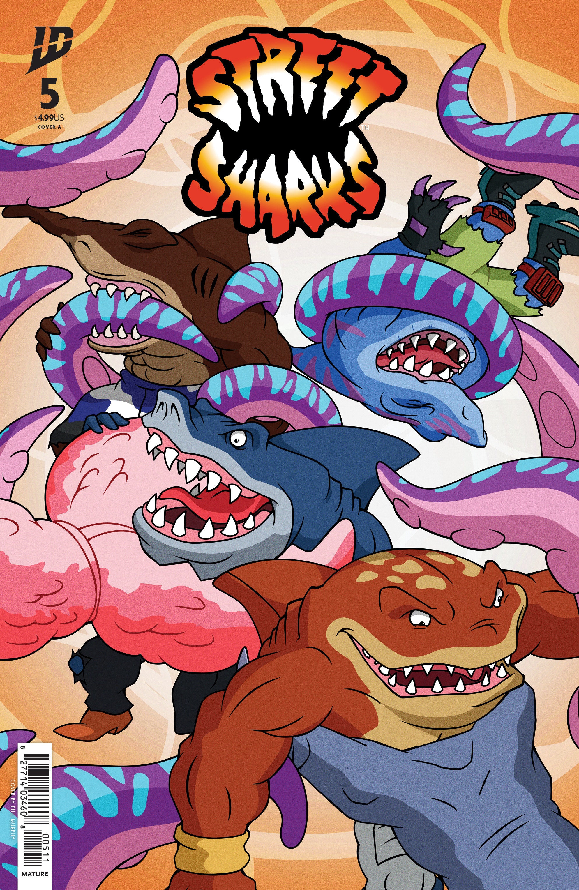 Street Sharks #5 IDW A Murphy 02/18/2026 | BD Cosmos