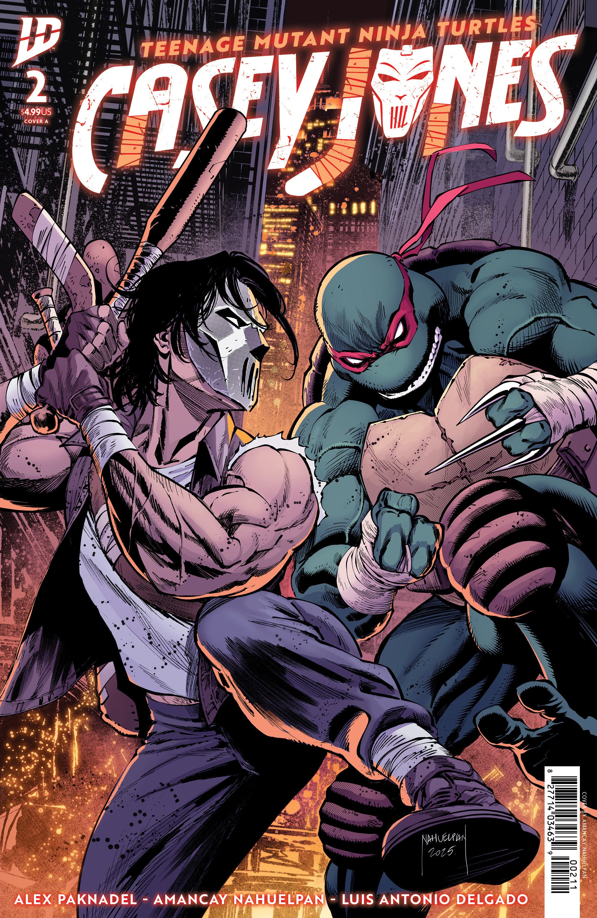 Teenage Mutant Ninja Turtles: Casey Jones #2 Cover A (Nahuelpan) | BD Cosmos
