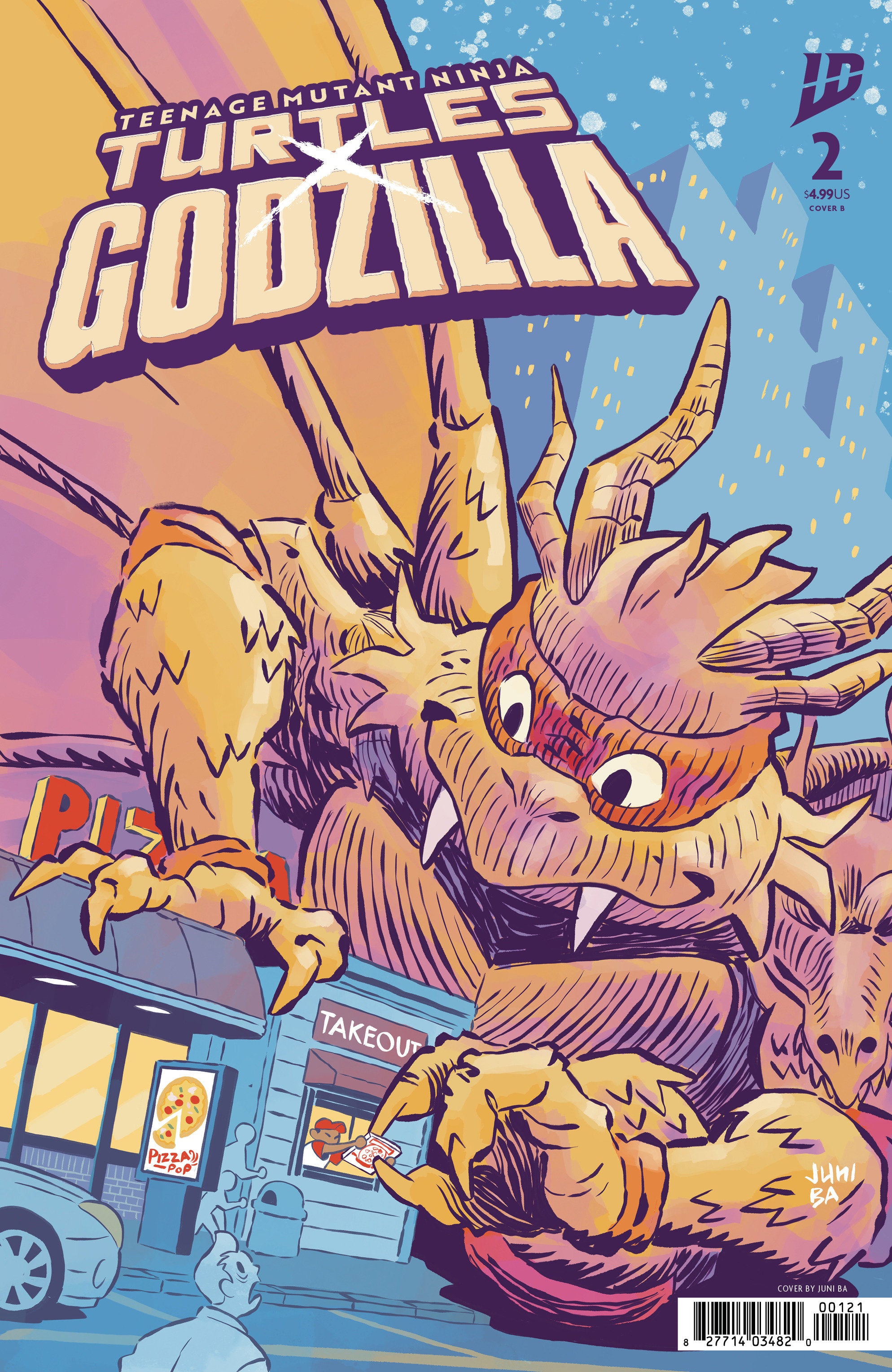 Teenage Mutant Ninja Turtles X Godzilla #2 IDW B Ba 01/07/2026 | BD Cosmos