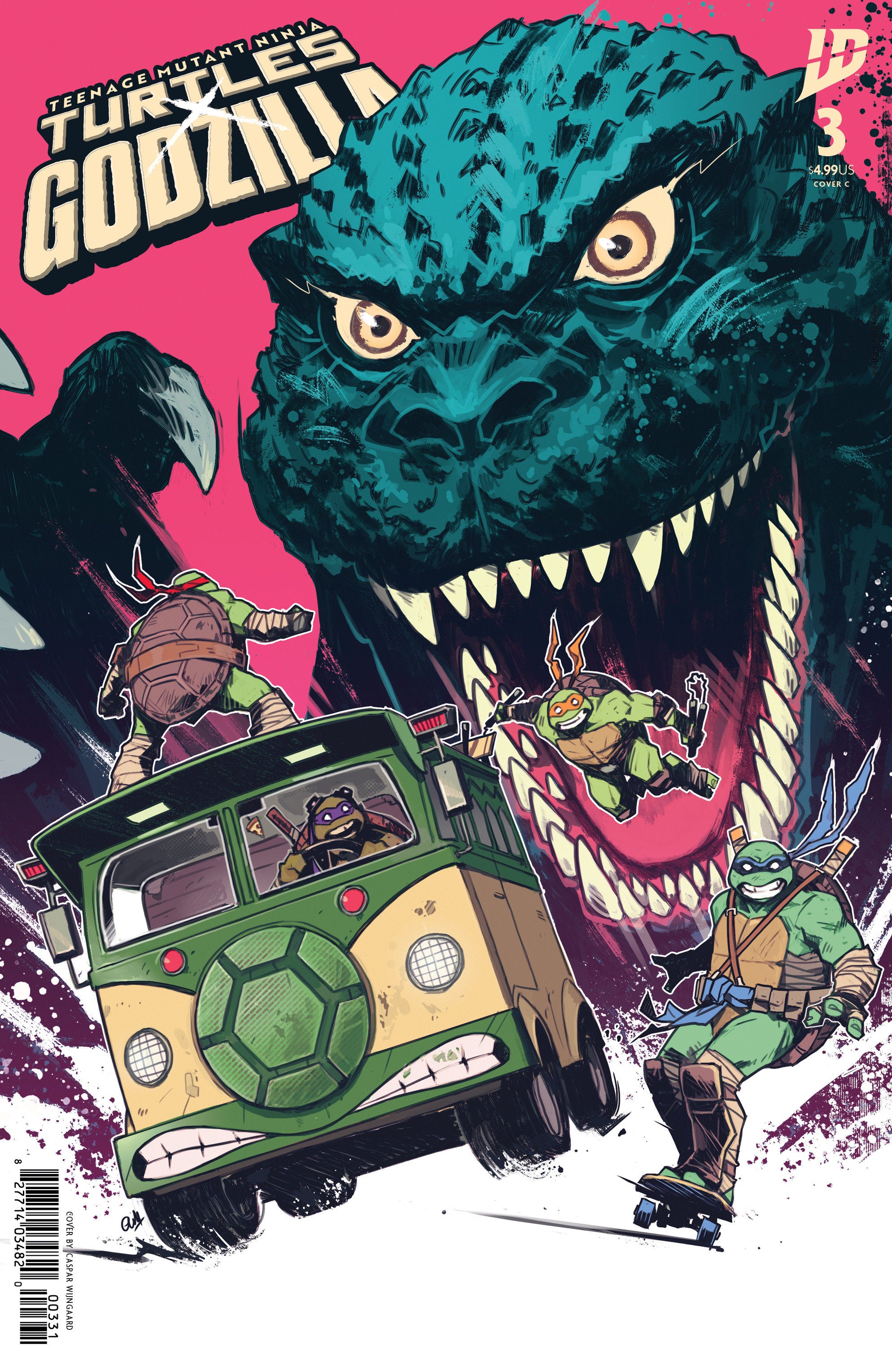 Teenage Mutant Ninja Turtles X Godzilla #3 C IDW Wijngaard 02/04/2026 | BD Cosmos