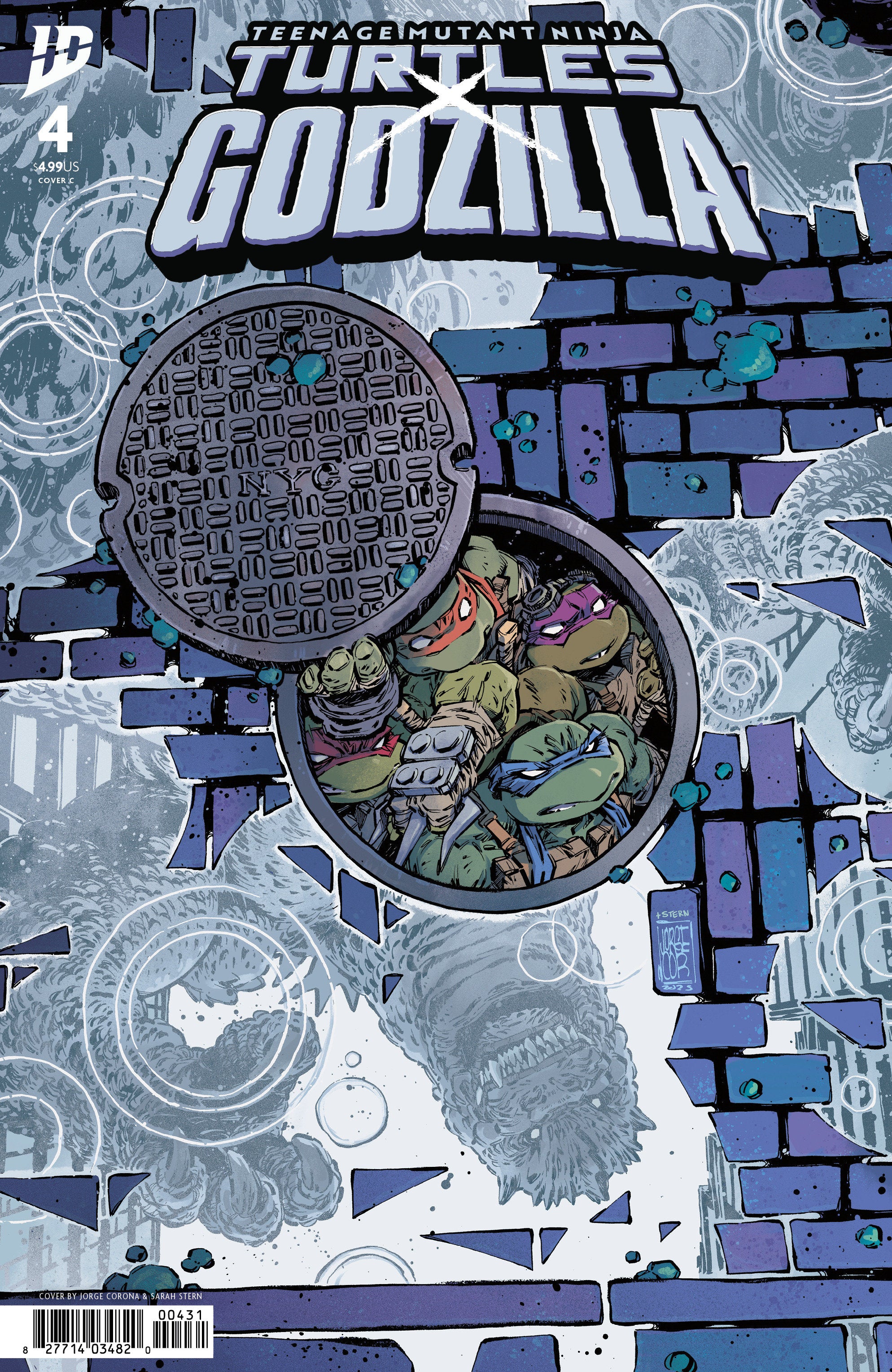 TMNT X Godzilla #4 IDW C Corona 03/04/2026 | BD Cosmos