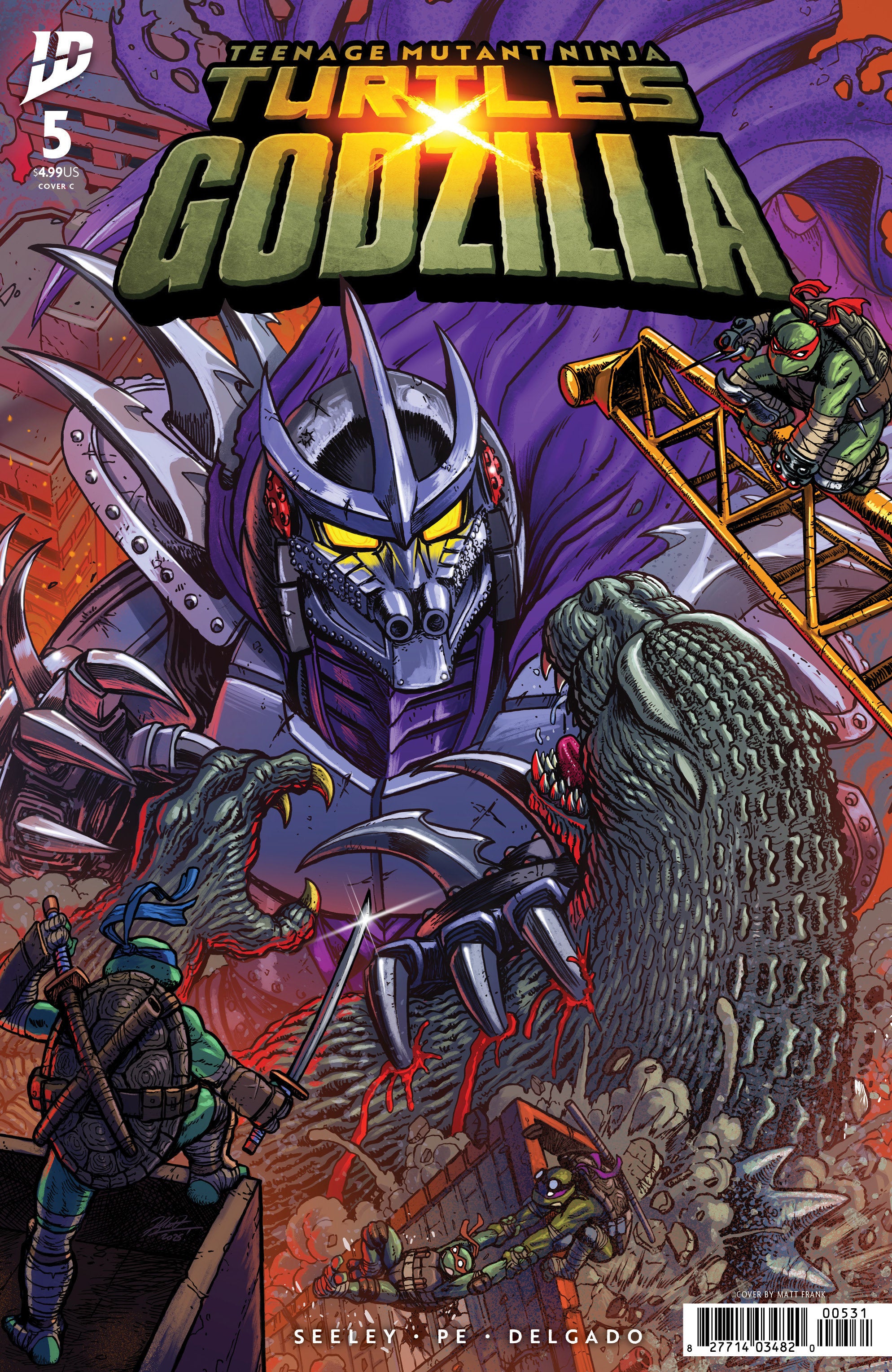 Teenage Mutant Ninja Turtles X Godzilla #5 IDW C Frank 04/01/2026 | BD Cosmos