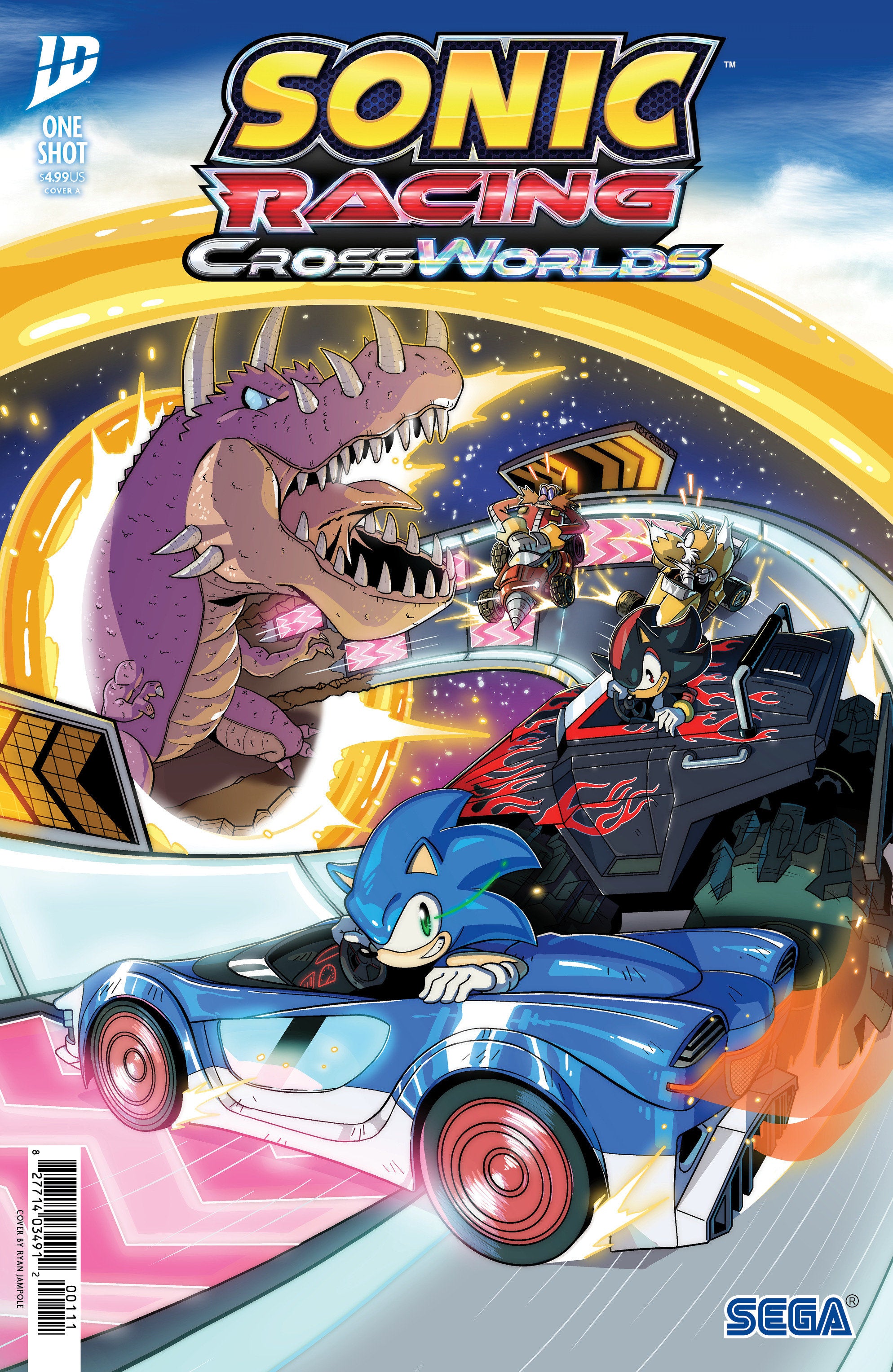 Sonic Hedgehog Racing Cross Worlds IDW A Jampole 02/11/2026 | BD Cosmos
