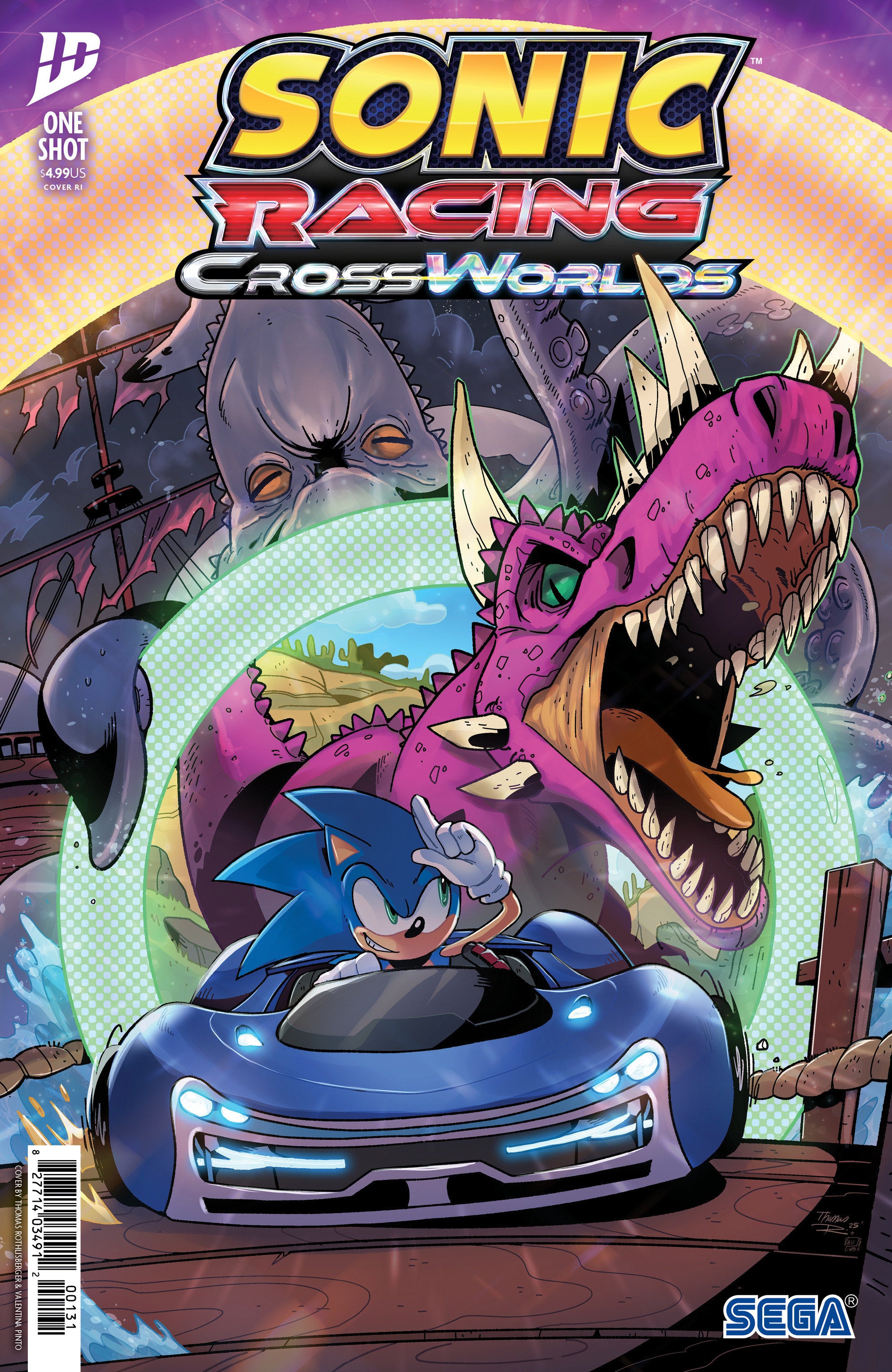 Sonic Hedgehog Racing Cross Worlds IDW C Rothlisberger 1:10 02/11/2026 | BD Cosmos
