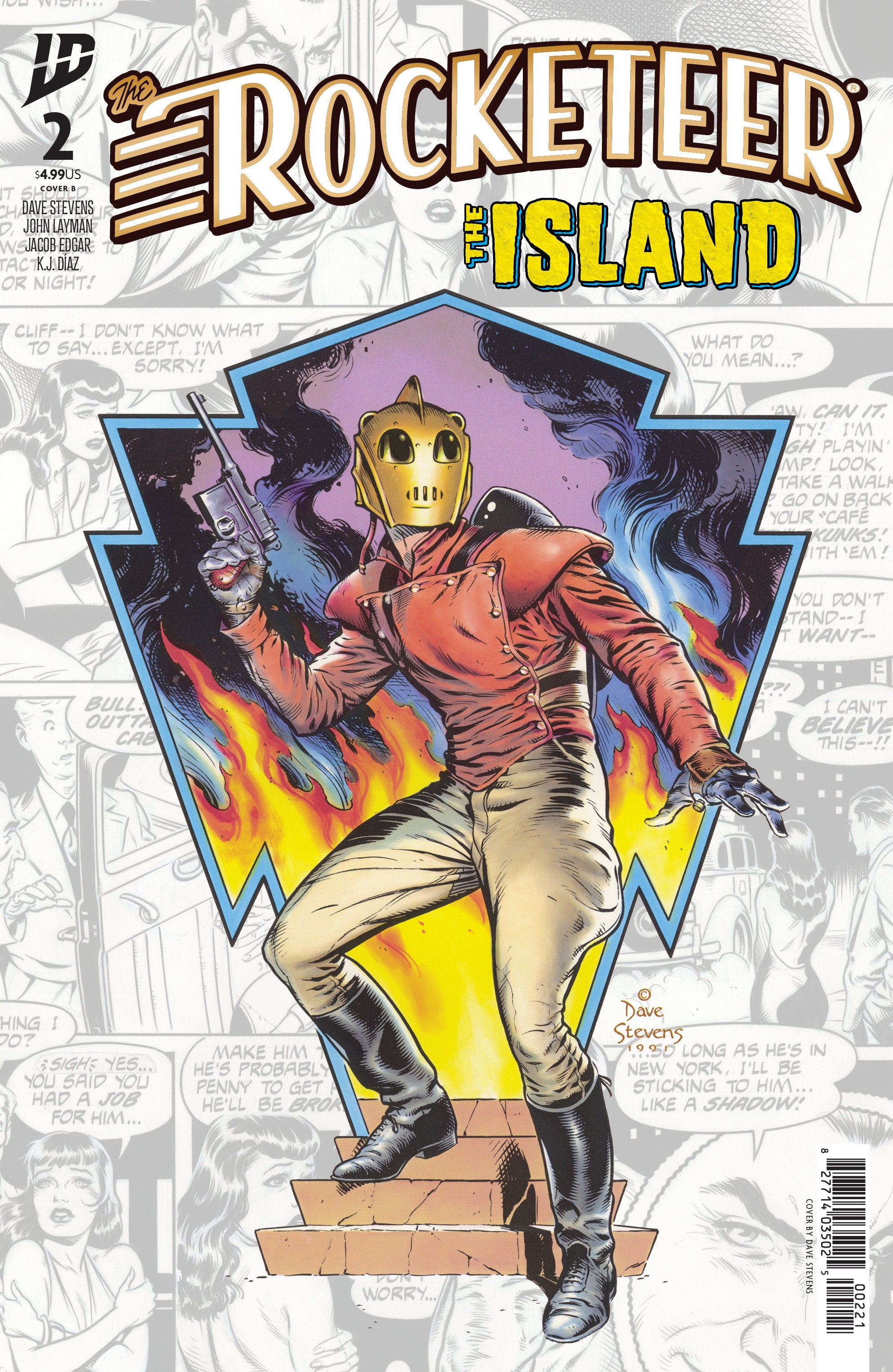 The Rocketeer: Island #2 IDW B Stevens 04/22/2026 | BD Cosmos