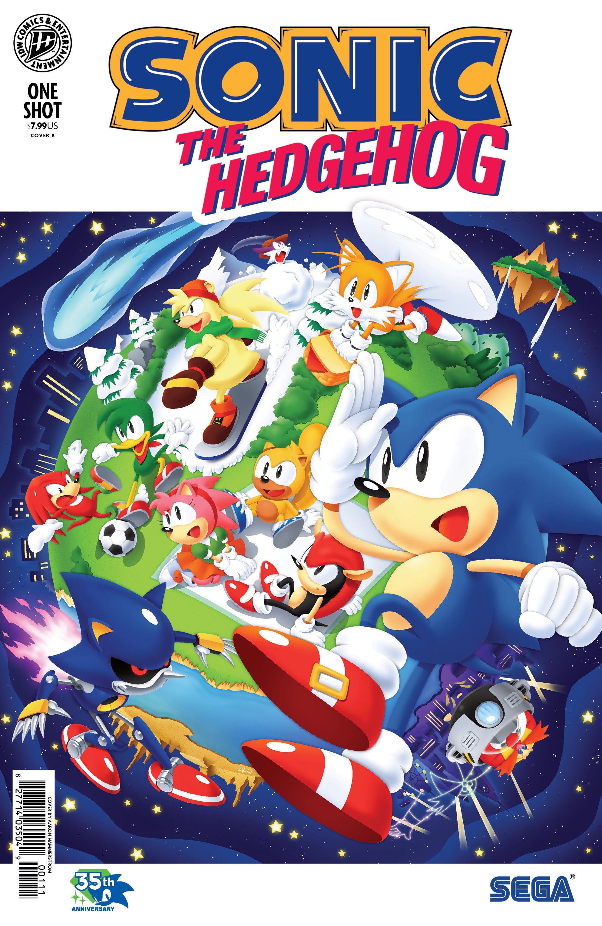 Sonic The Hedgehog: 35th Special IDW Hammerstrom 07/08/2026 | BD Cosmos