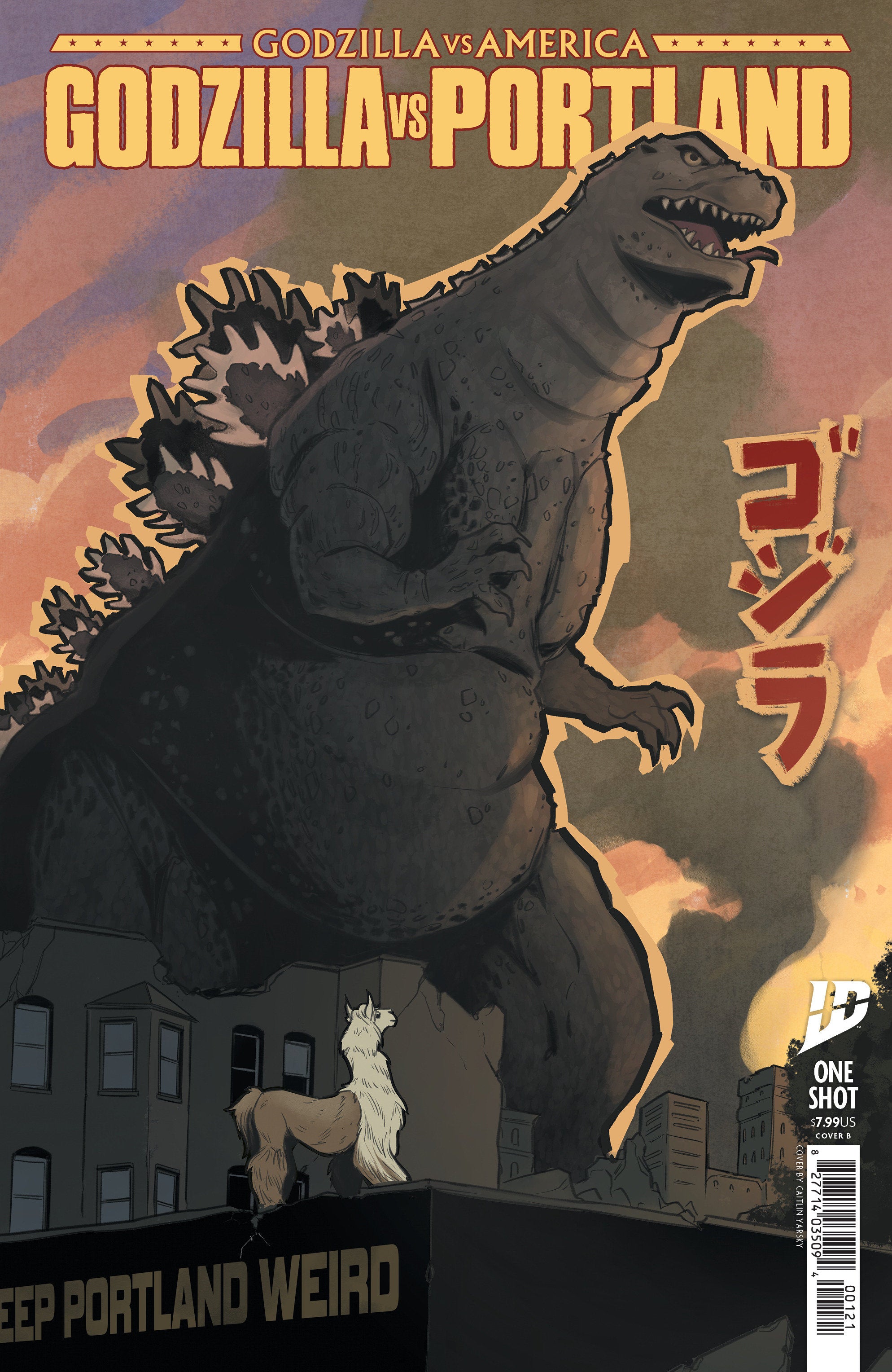 Godzilla vs. America Portland  IDW B Yarsky 03/11/2026 | BD Cosmos