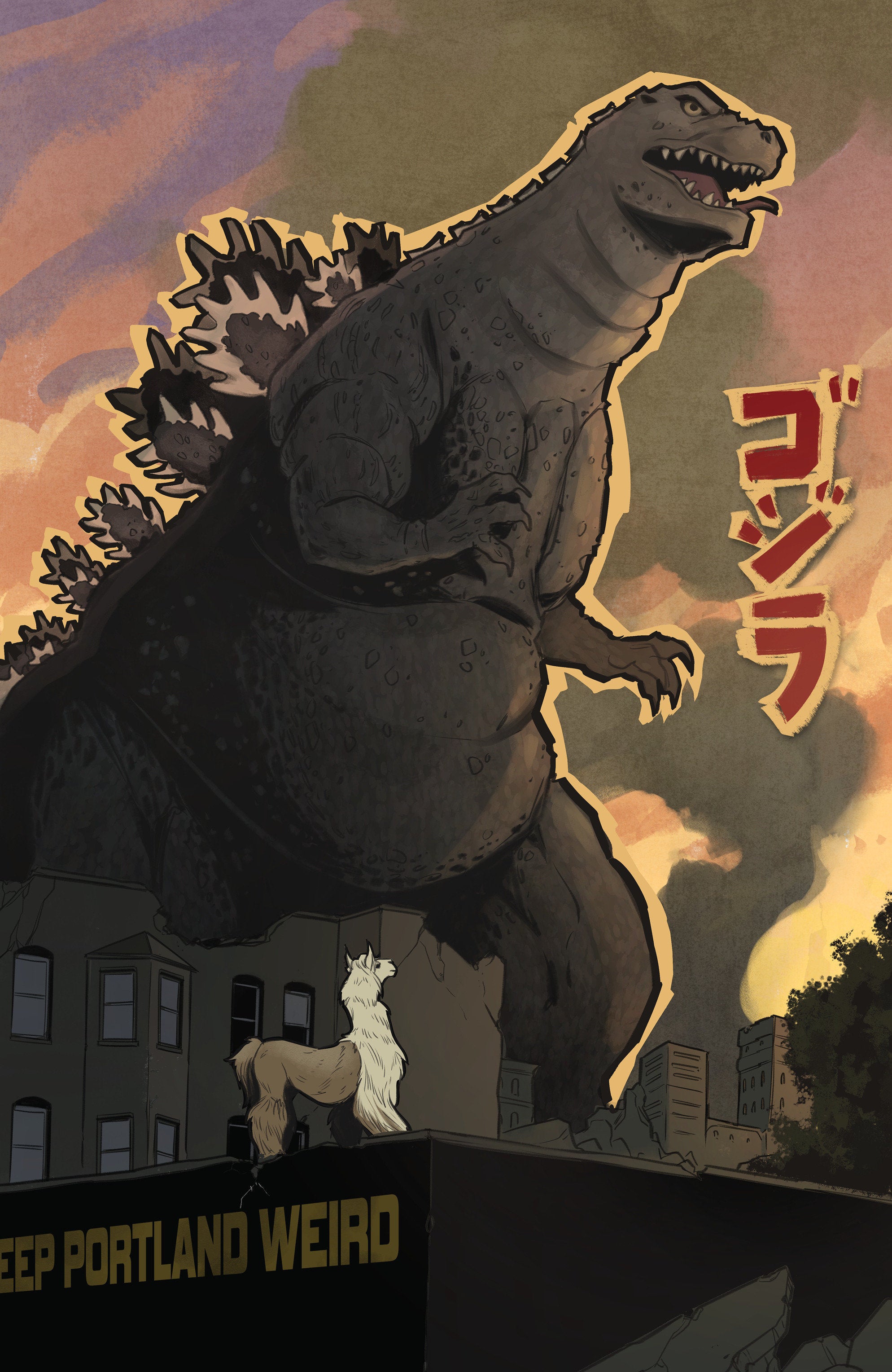 Godzilla vs. America Portland IDW 1:50 Yarsky Full Art 03/11/2026 | BD Cosmos