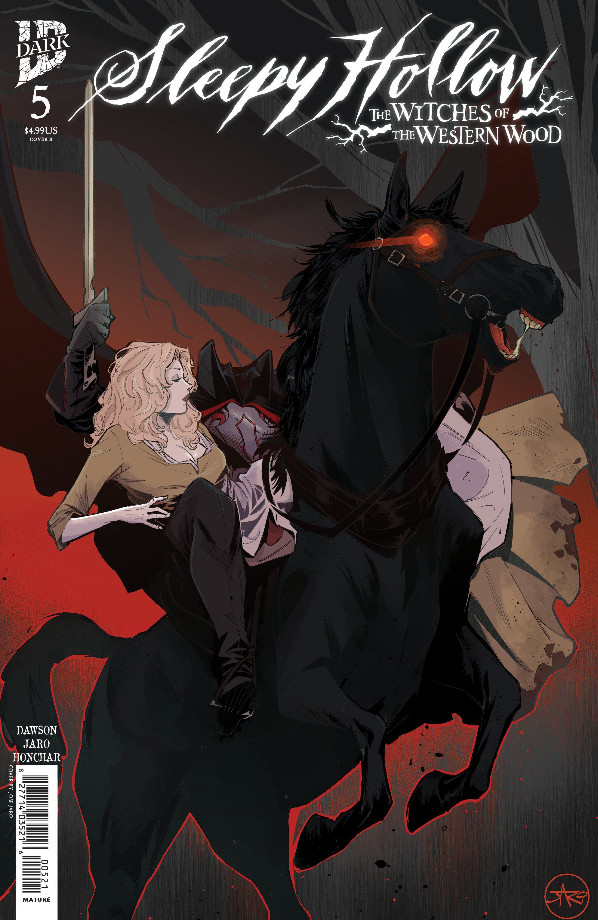 Sleepy Hollow: The Witches Of The Western Wood #5 IDW B Jaro 09/16/2026 | BD Cosmos