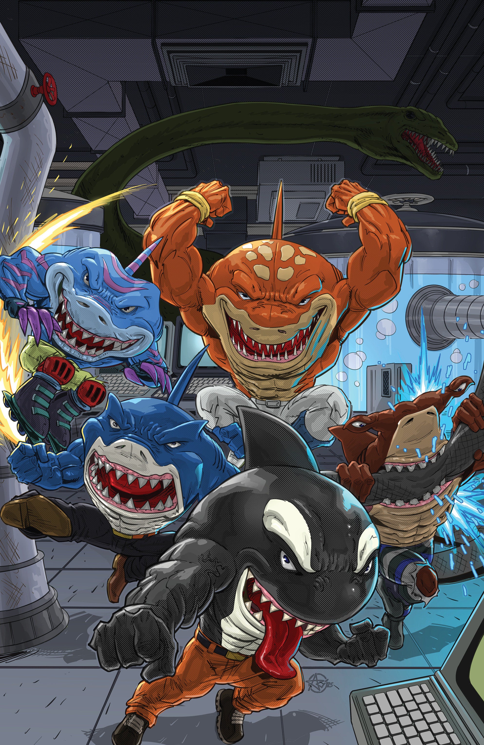 Street Sharks: Annual 2026 IDW 1:25 Medel Virgin 04/29/2026 | BD Cosmos